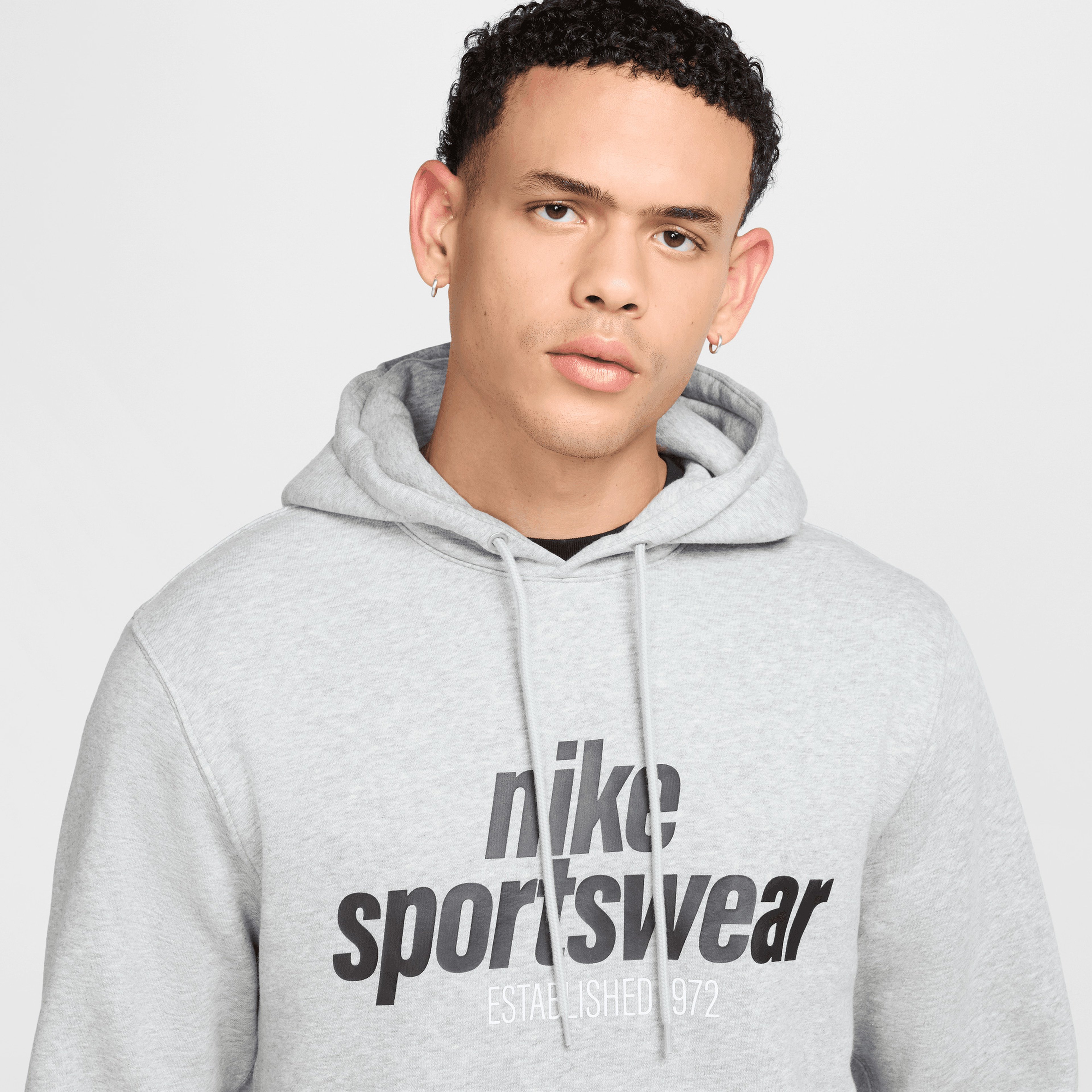 Nike Club Erkek Gri Sweatshirt