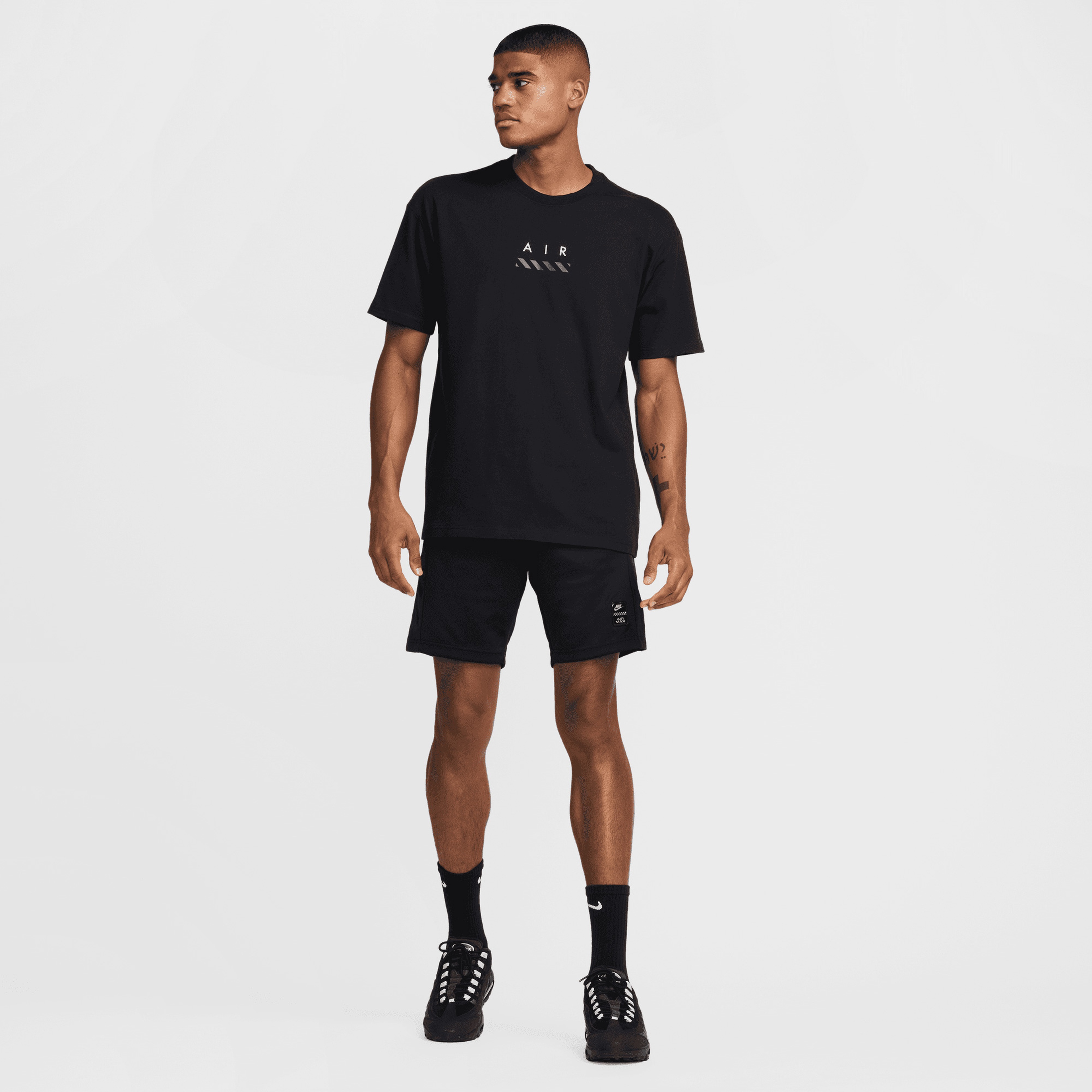 Nike Sportswear Max 90 Air Graphics 2 Erkek Siyah T-Shirt