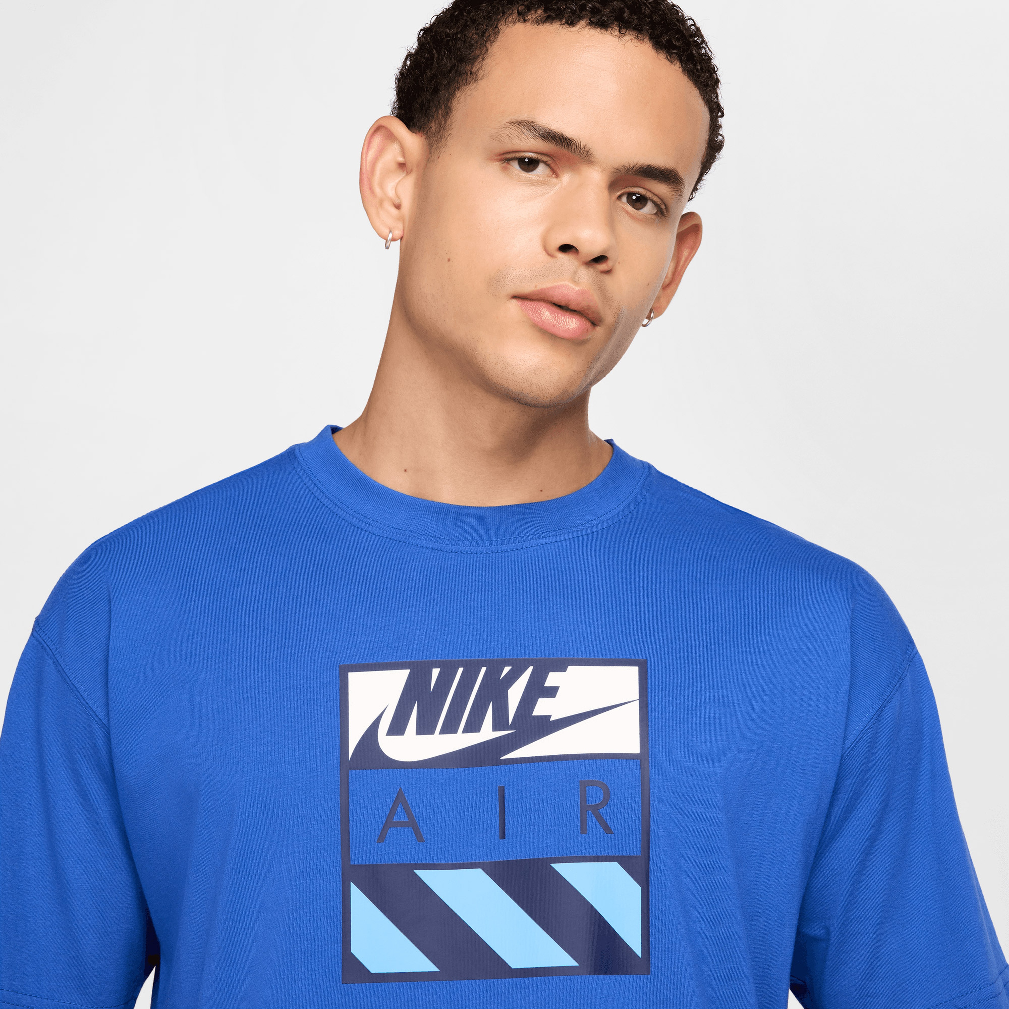 Nike Sportswear Max 90 Erkek Mavi T-Shirt