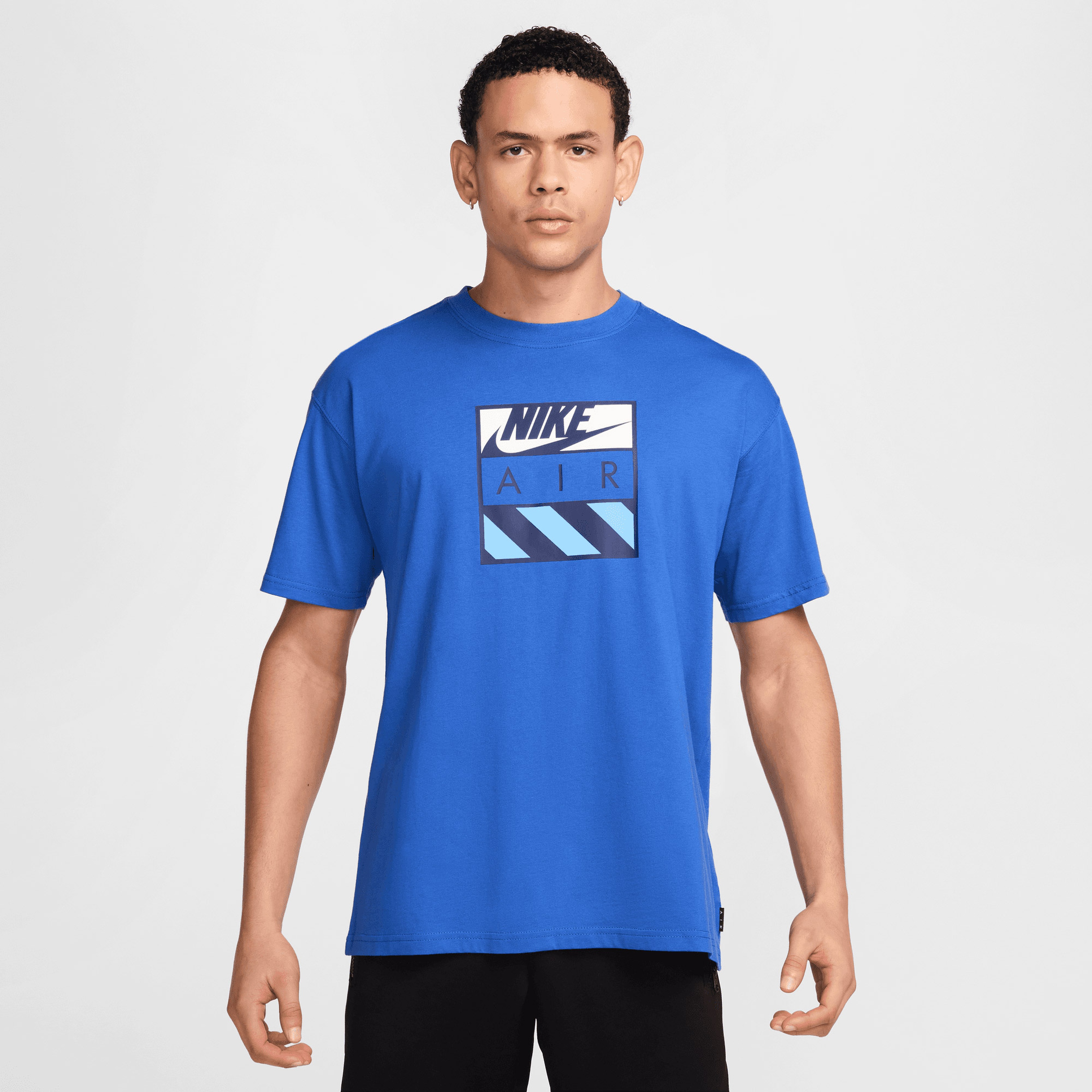 Nike Sportswear Max 90 Erkek Mavi T-Shirt
