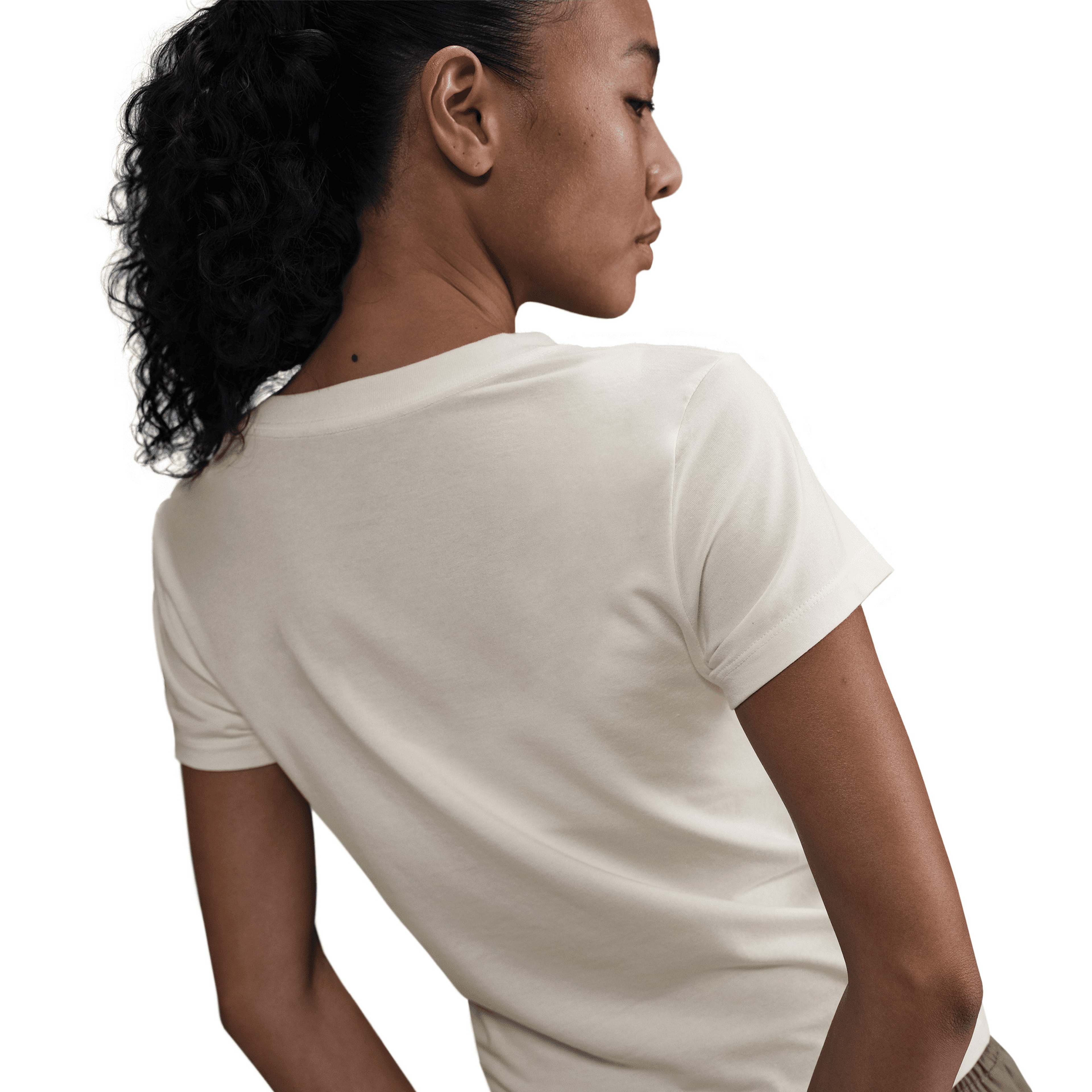 Nike Sportswear Street Kadın Beyaz T-Shirt