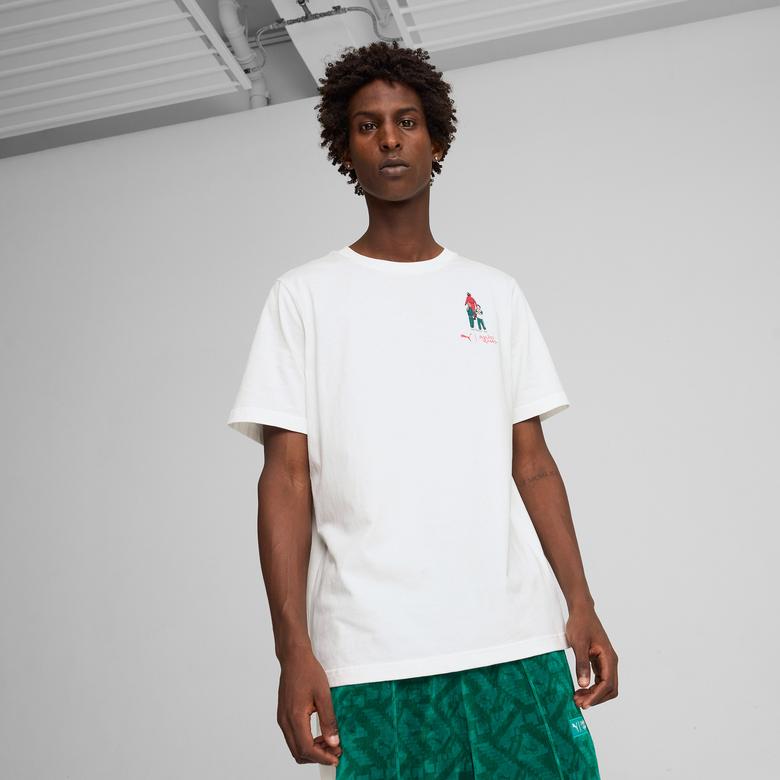 Puma X Squid Game Erkek Beyaz T-Shirt