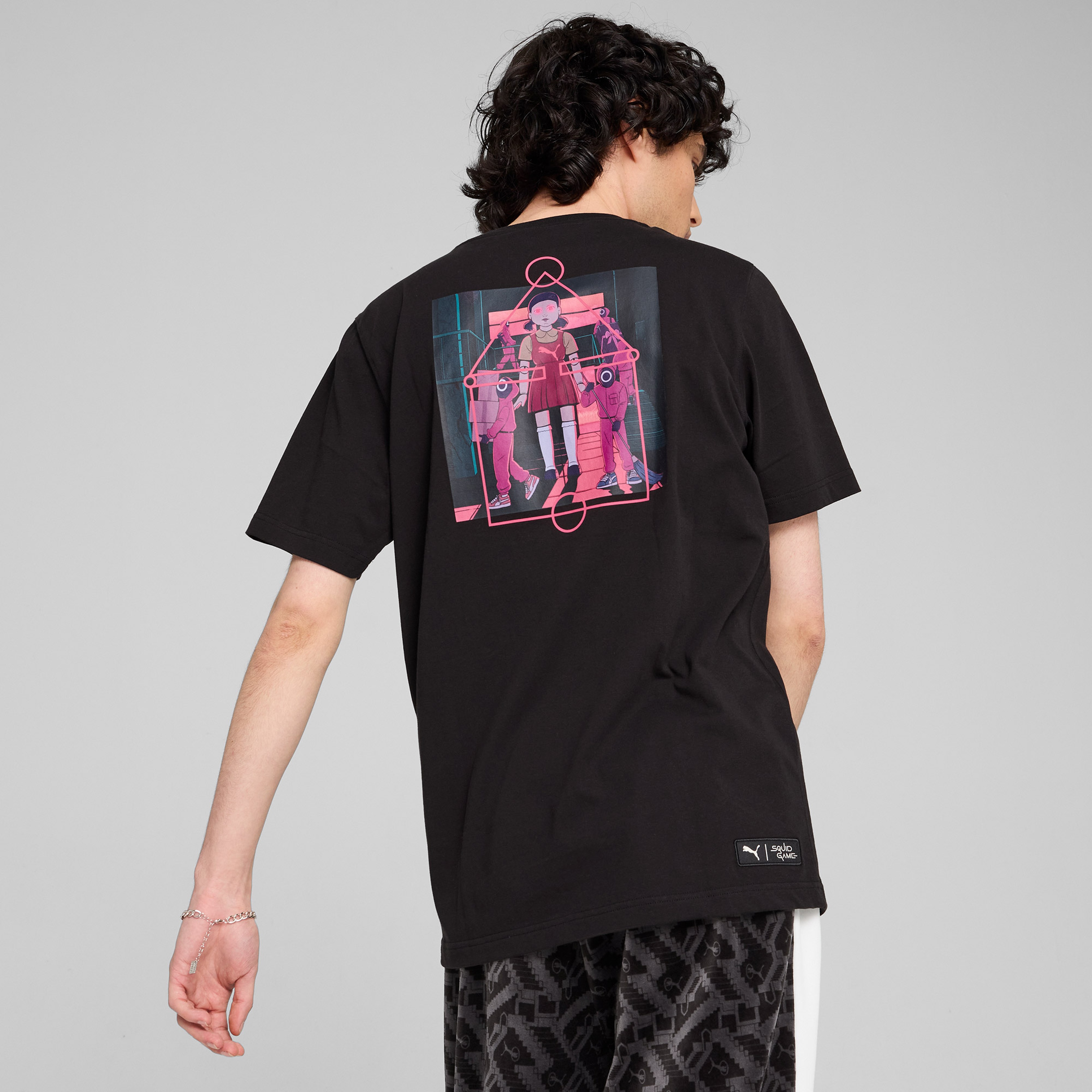 Puma X Squid Game Erkek Siyah T-Shirt