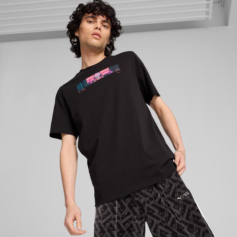 Puma X Squid Game Erkek Siyah T-Shirt