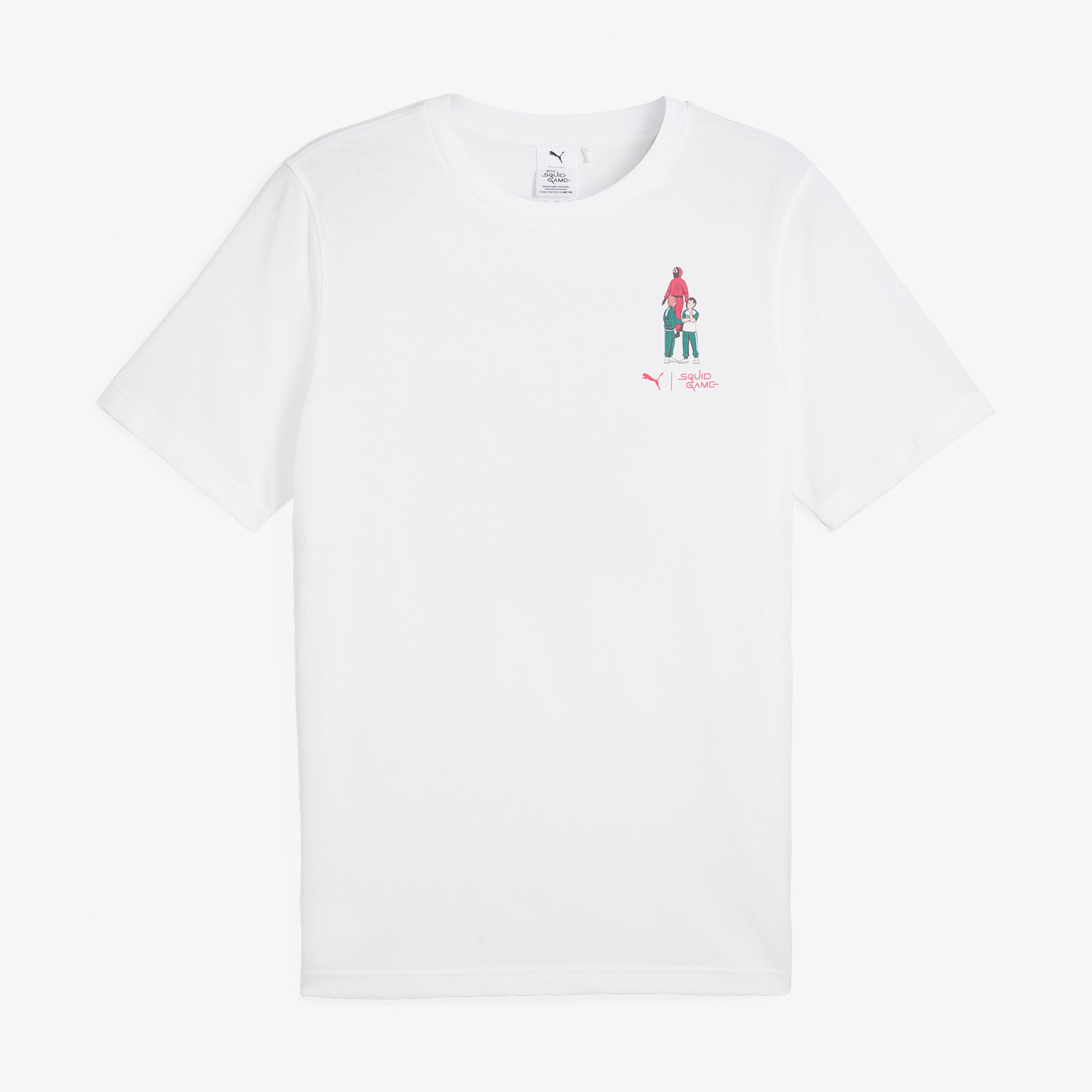 Puma X Squid Game Erkek Beyaz T-Shirt