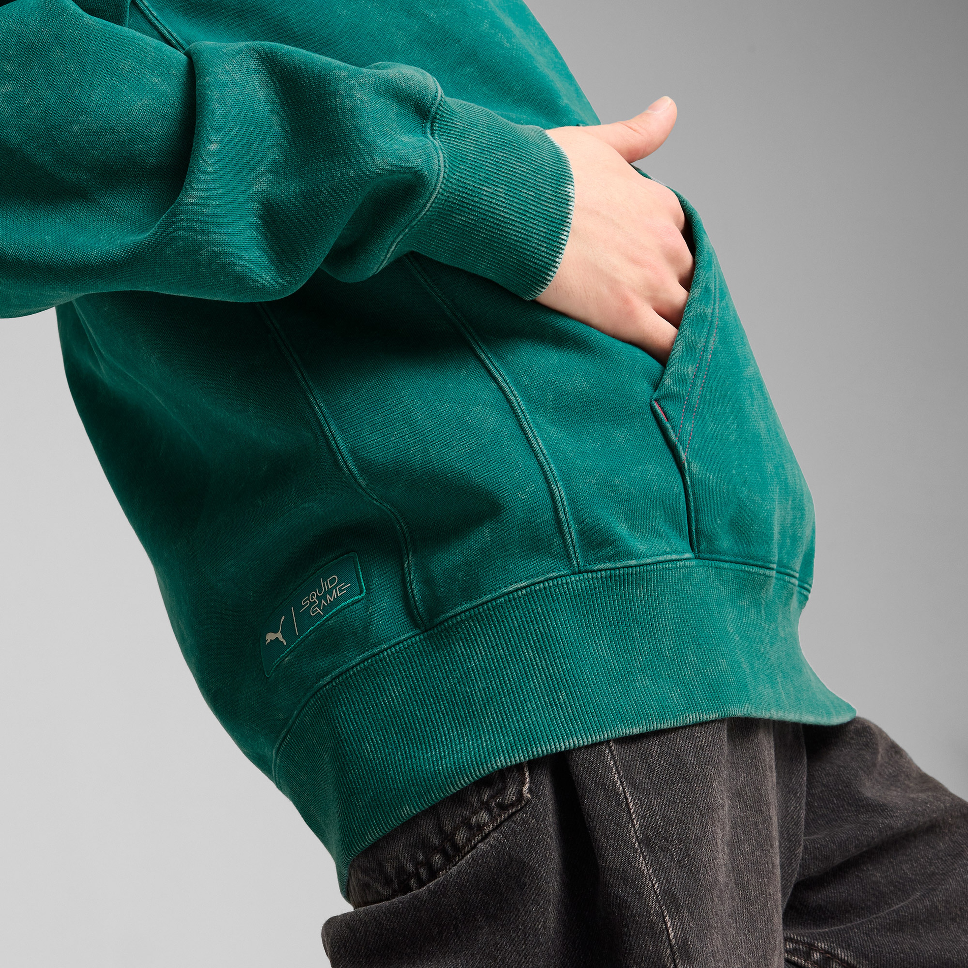 Puma X Squid Game Erkek Yeşil Sweatshirt