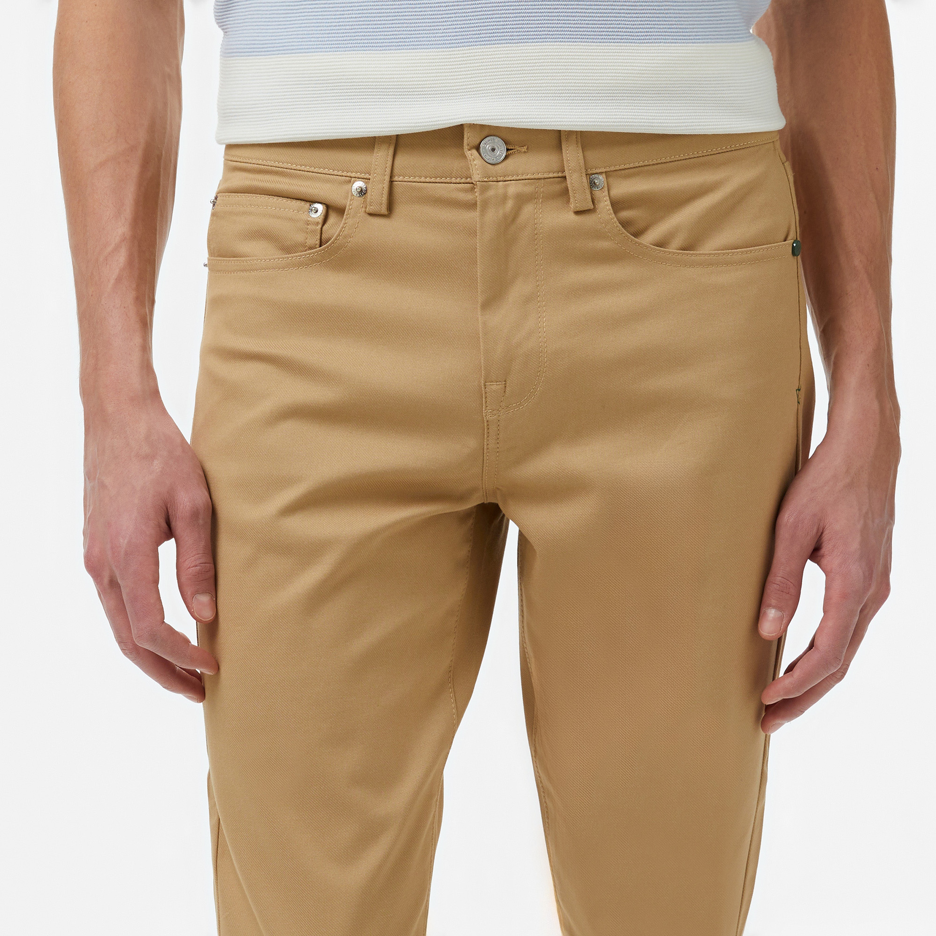 Erkek Slim Fit Bej Pantolon