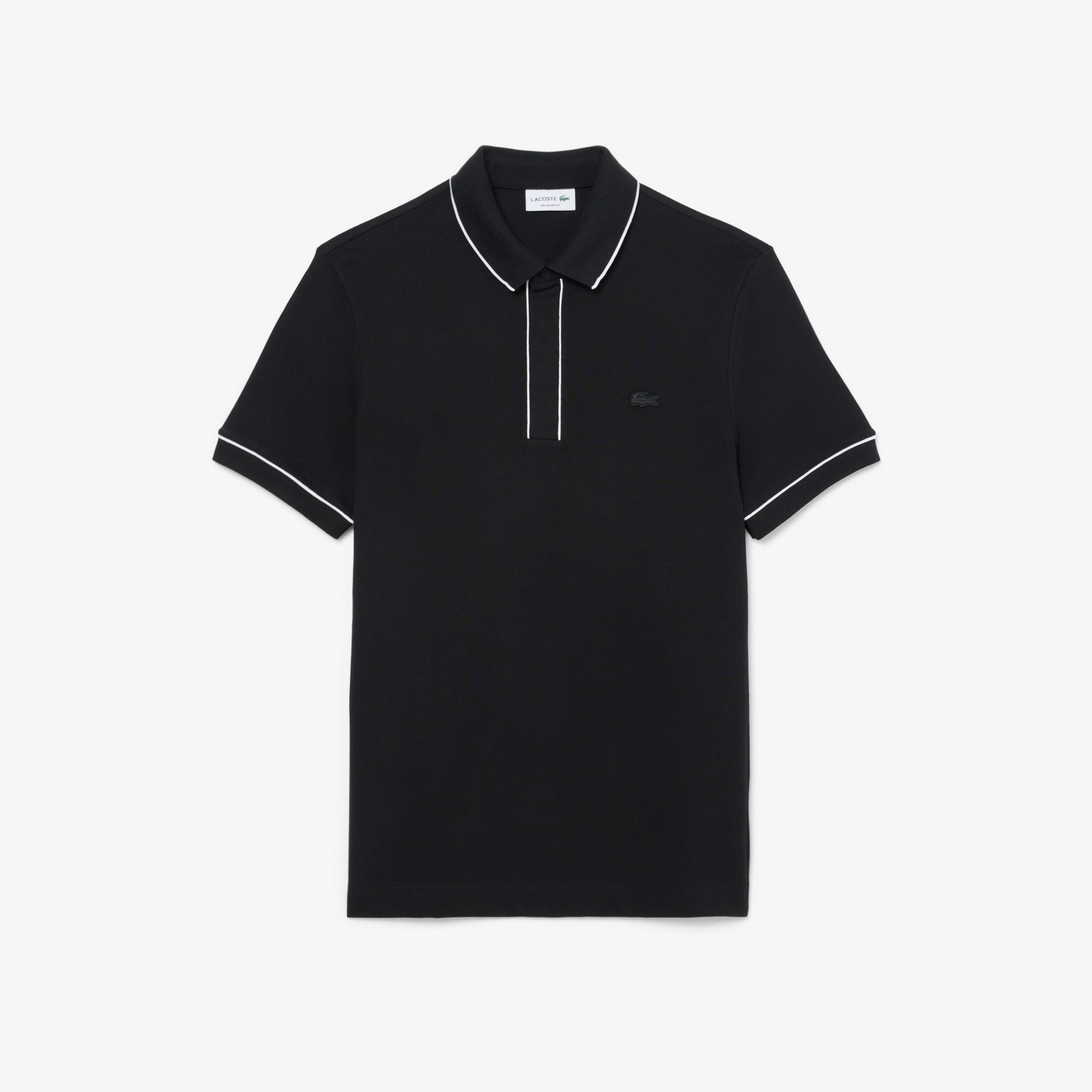 Lacoste Paris Erkek Regular Fit Organik Pamuk Siyah Polo