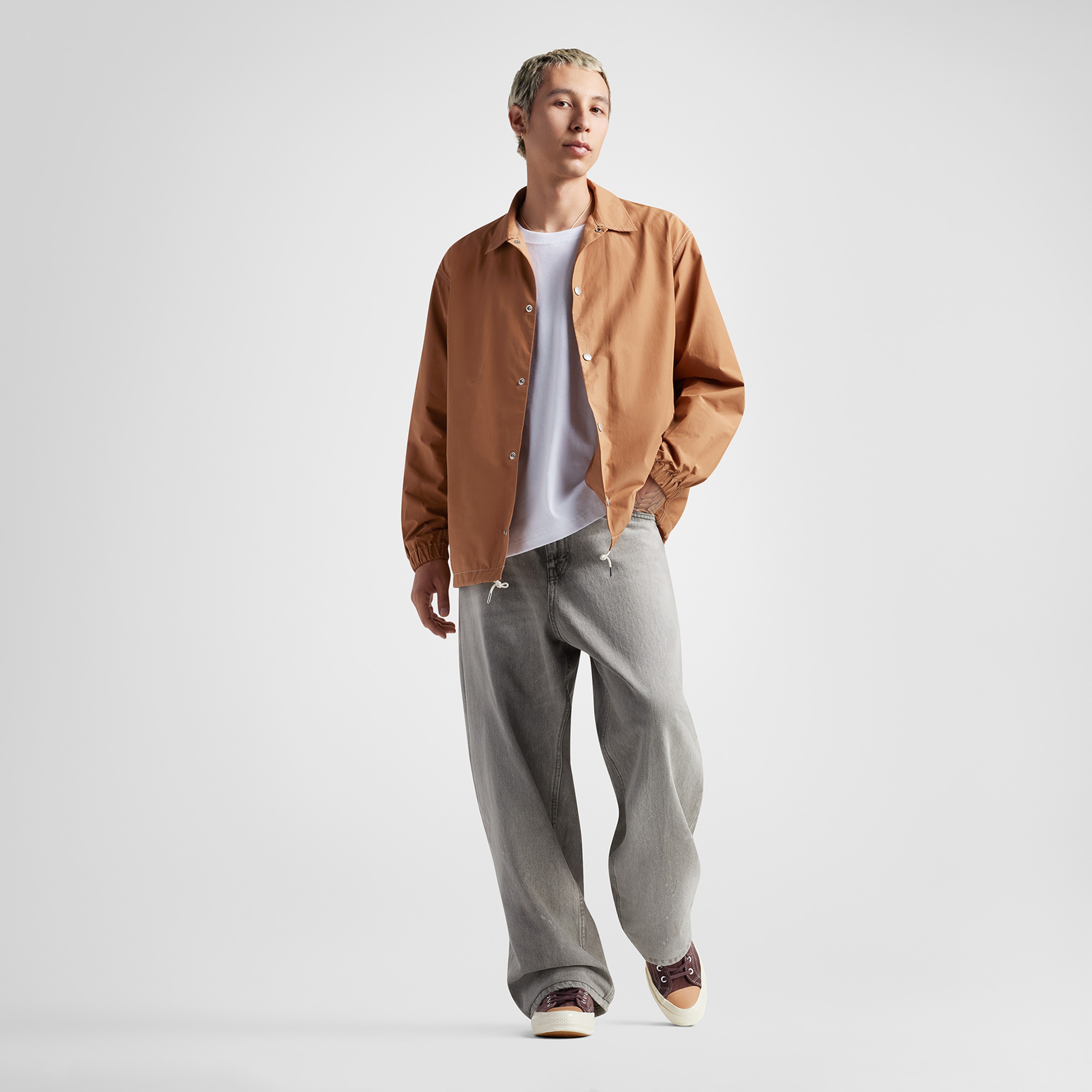 Converse Chuck 70 Taylored Lux Unisex Kahverengi Deri Sneaker