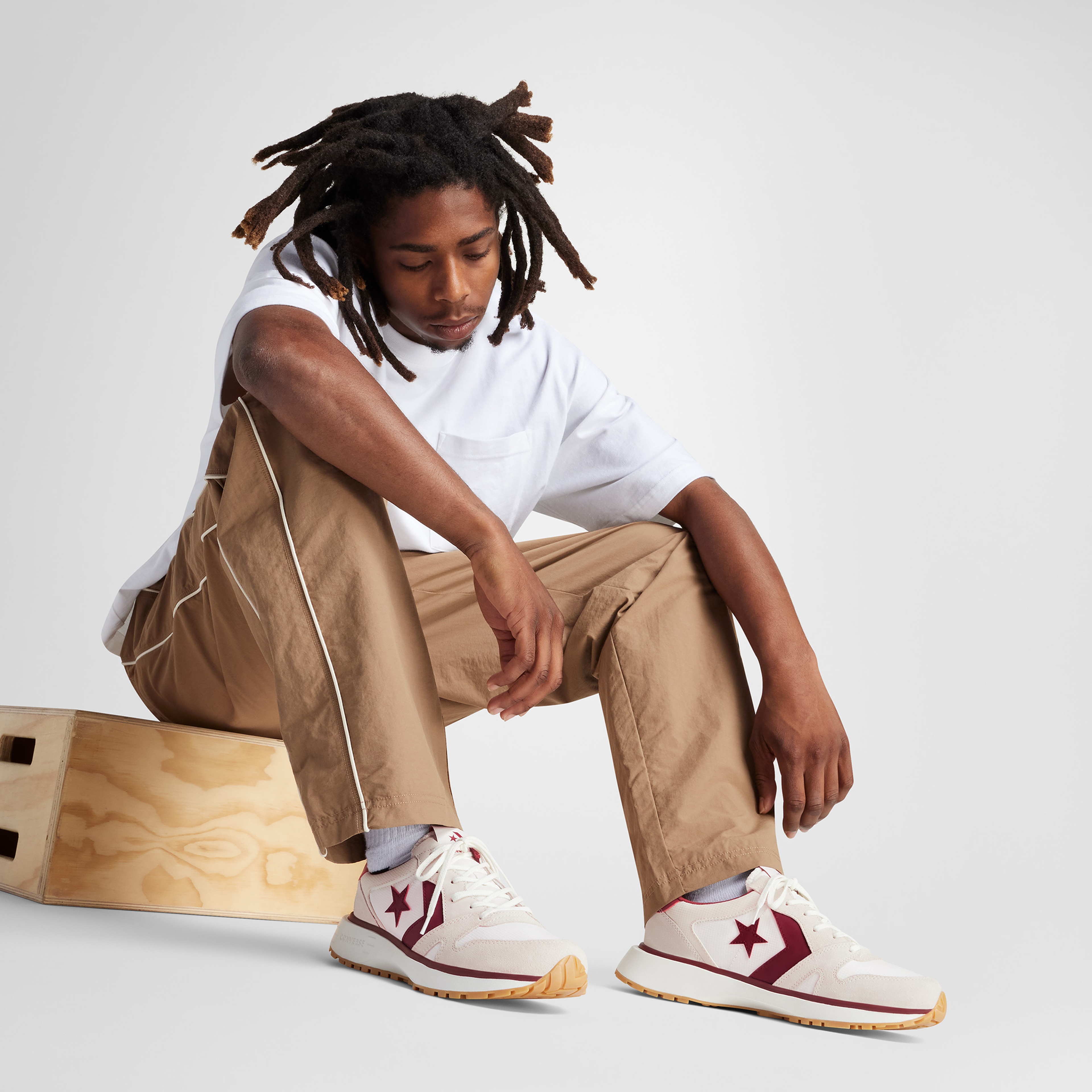 Converse Omni Trainer Unisex Krem Süet Sneaker