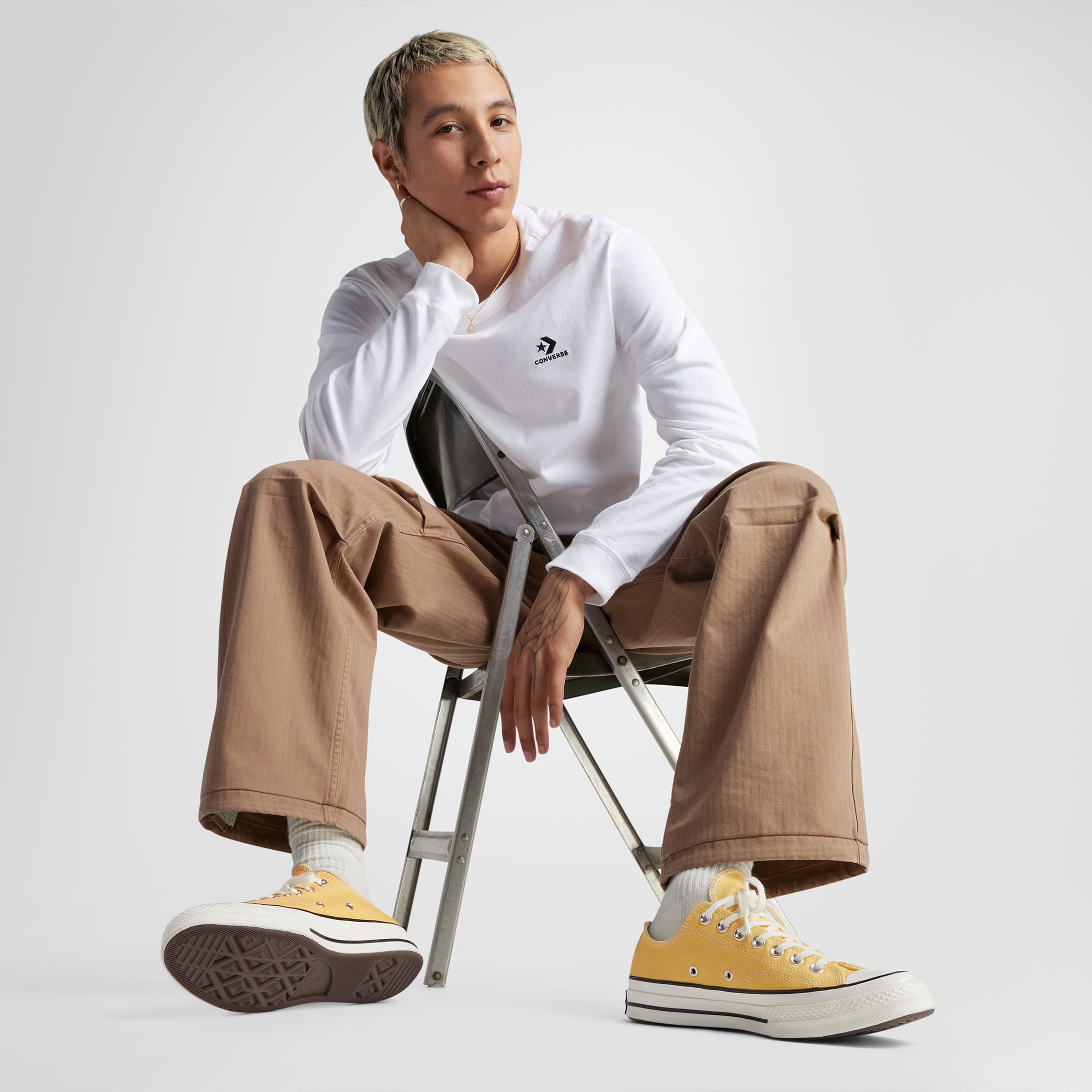 Converse Chuck 70 Unisex Sarı Sneaker