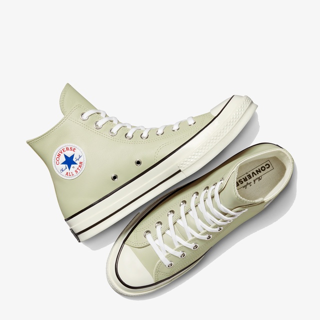 Converse Yeşil Converse Chuck 70 Unisex Deri Sneaker