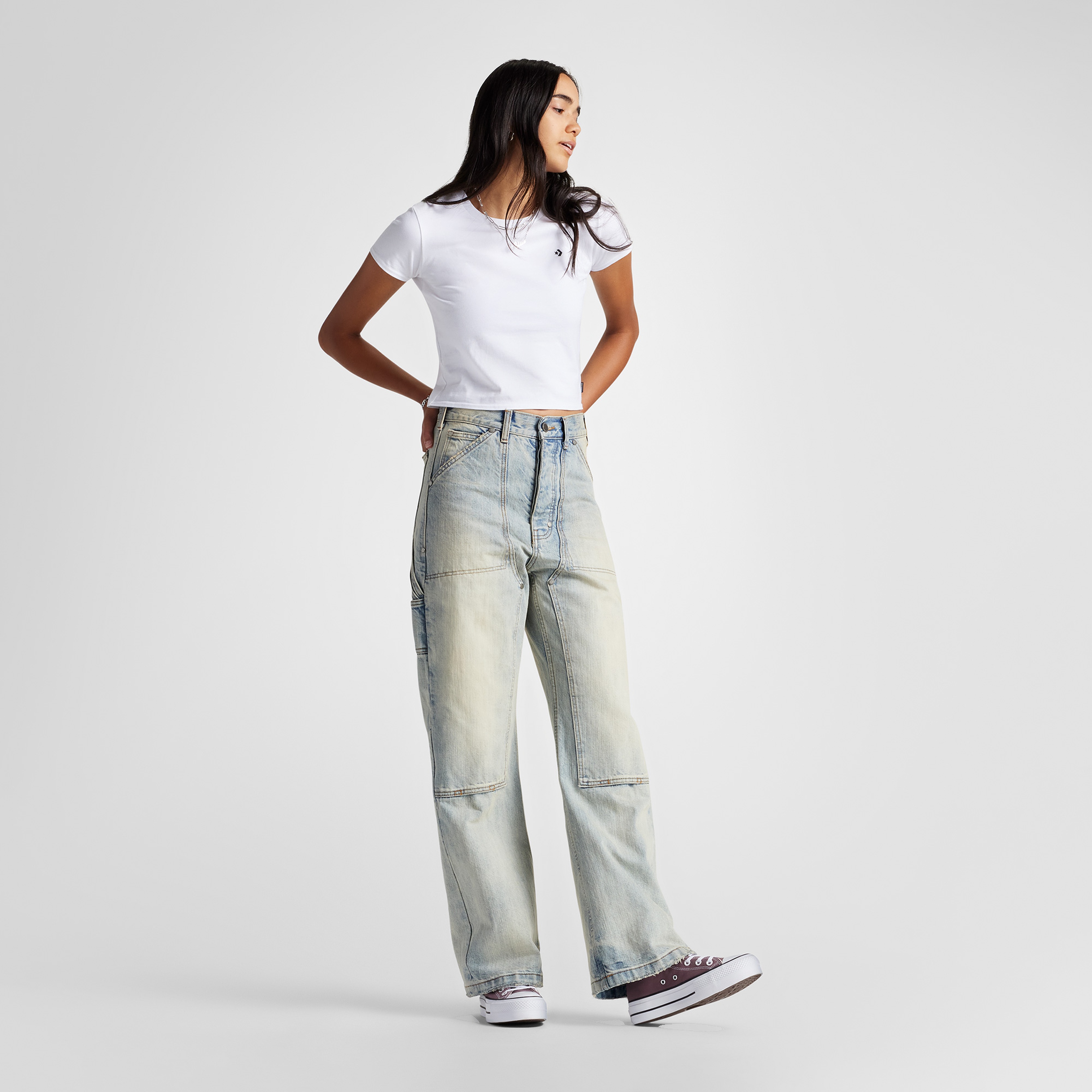 Converse Chuck Taylor All Star Lift Unisex Bordo Platform Sneaker