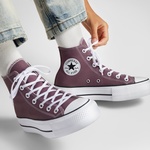 Converse Chuck Taylor All Star Lift Unisex Bordo Platform Sneaker