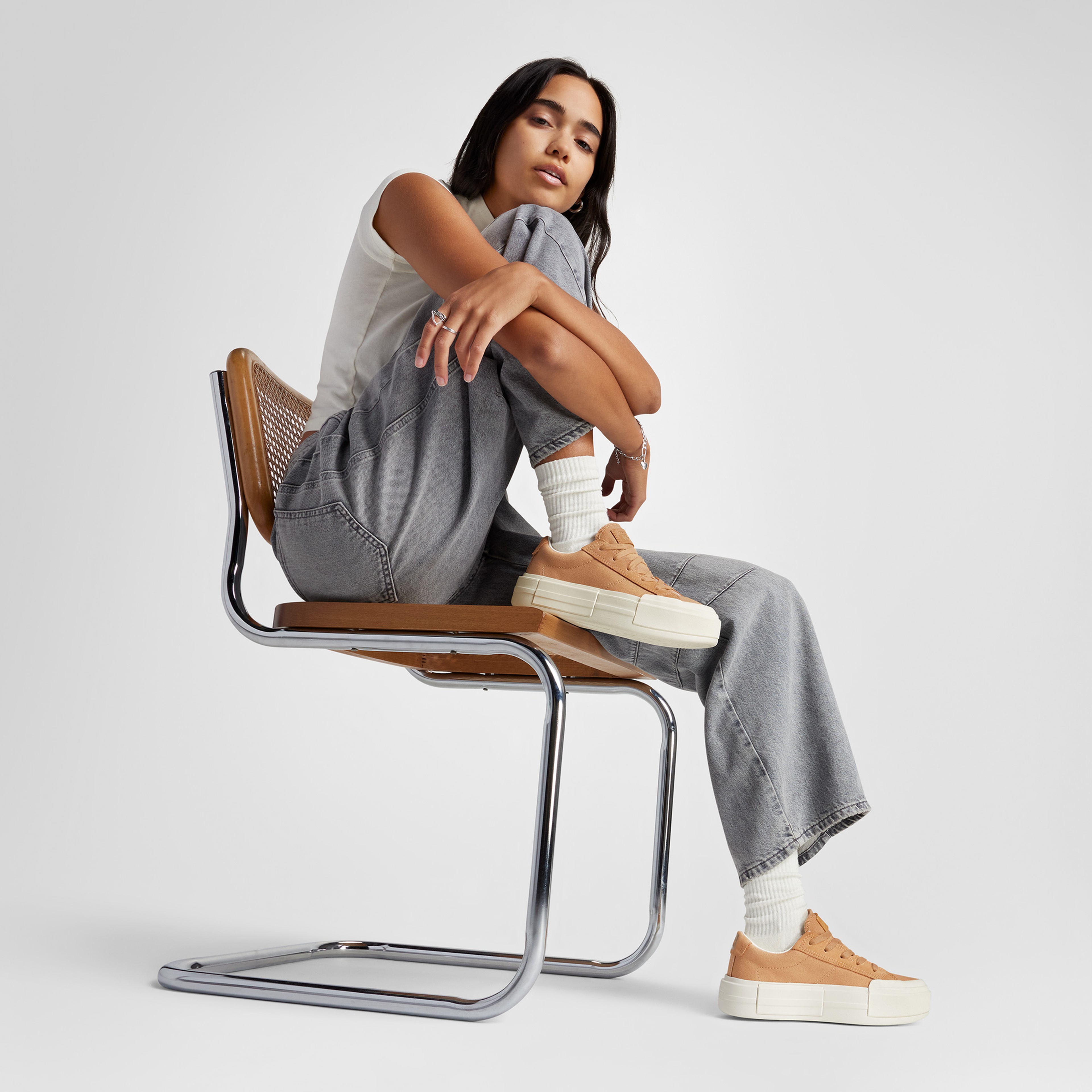 Converse Cruise Unisex Turuncu Platform Sneaker