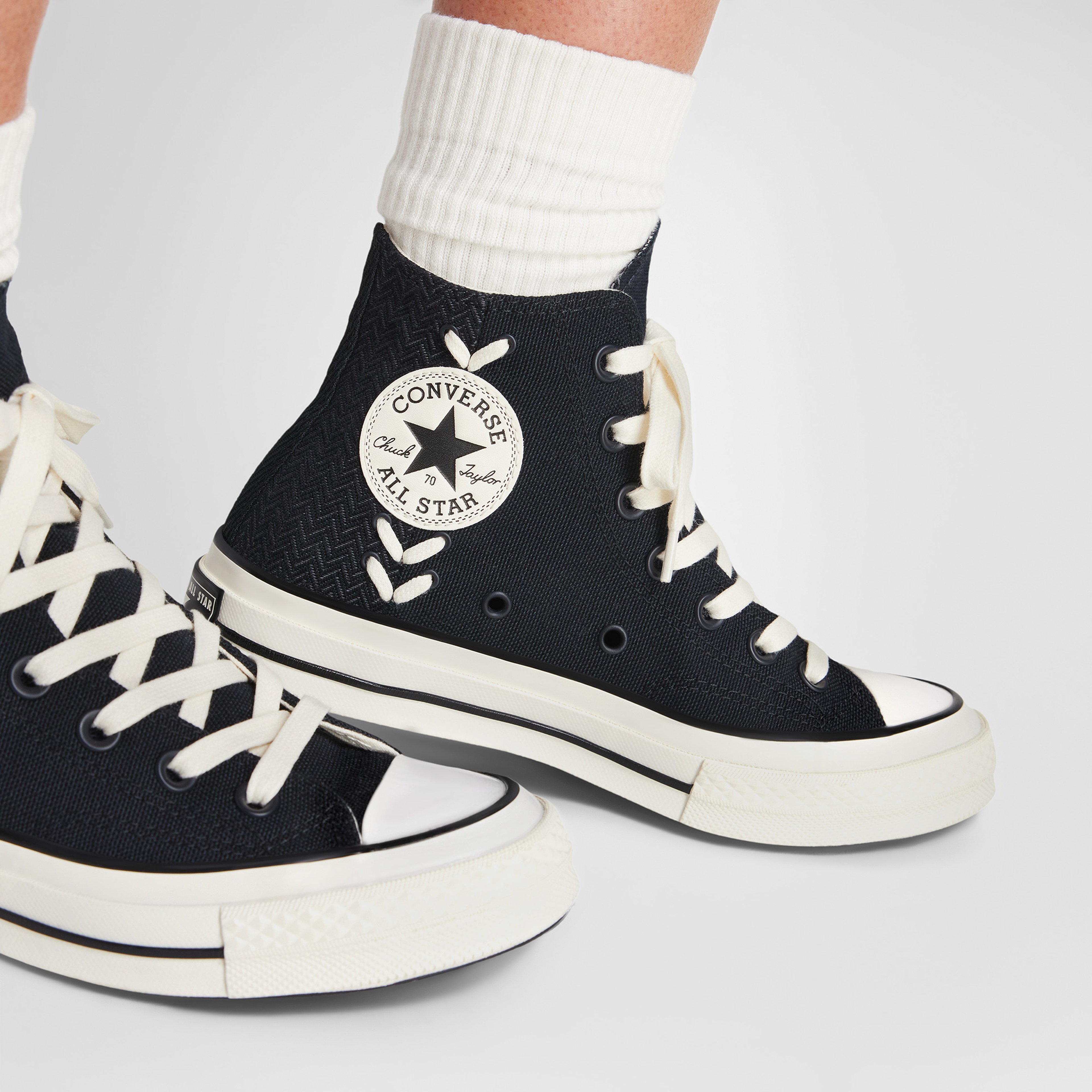 Converse Chuck 70 Crafted Laces Unisex Siyah Sneaker