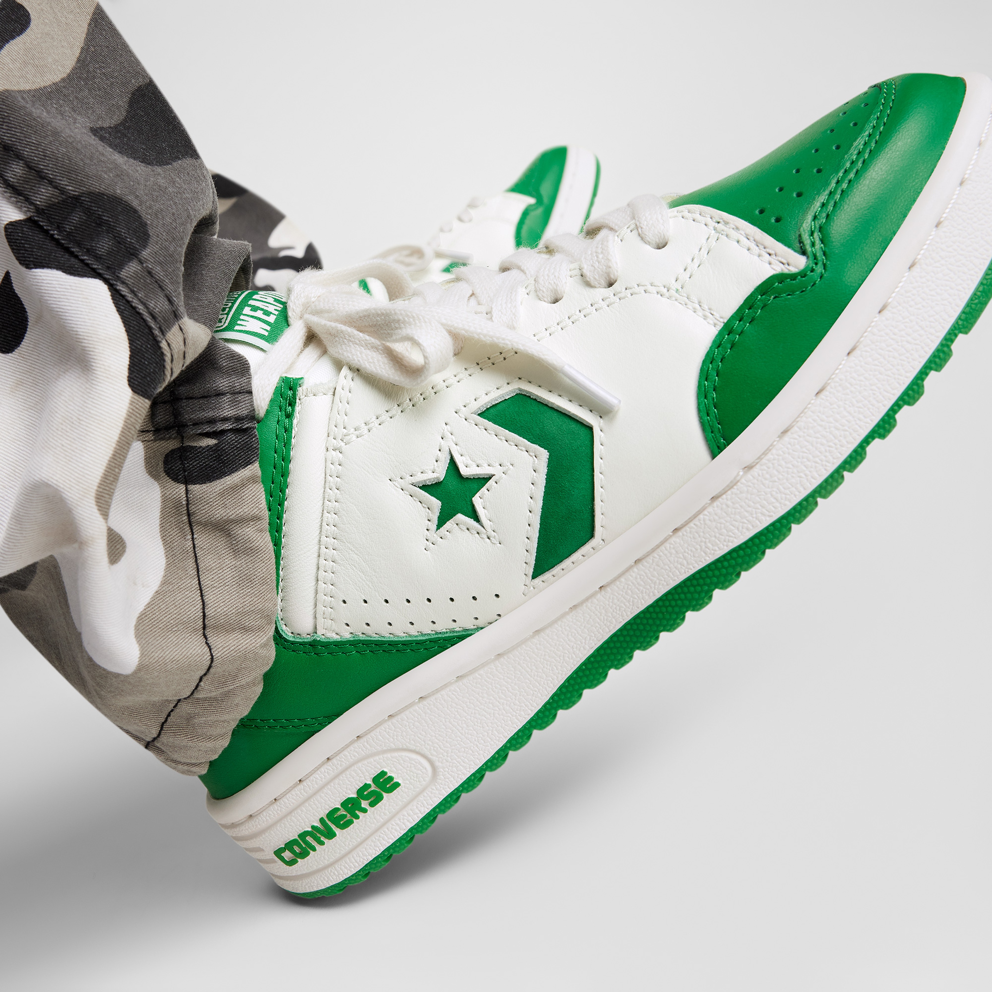 Converse Weapon Unisex Yeşil Deri Sneaker