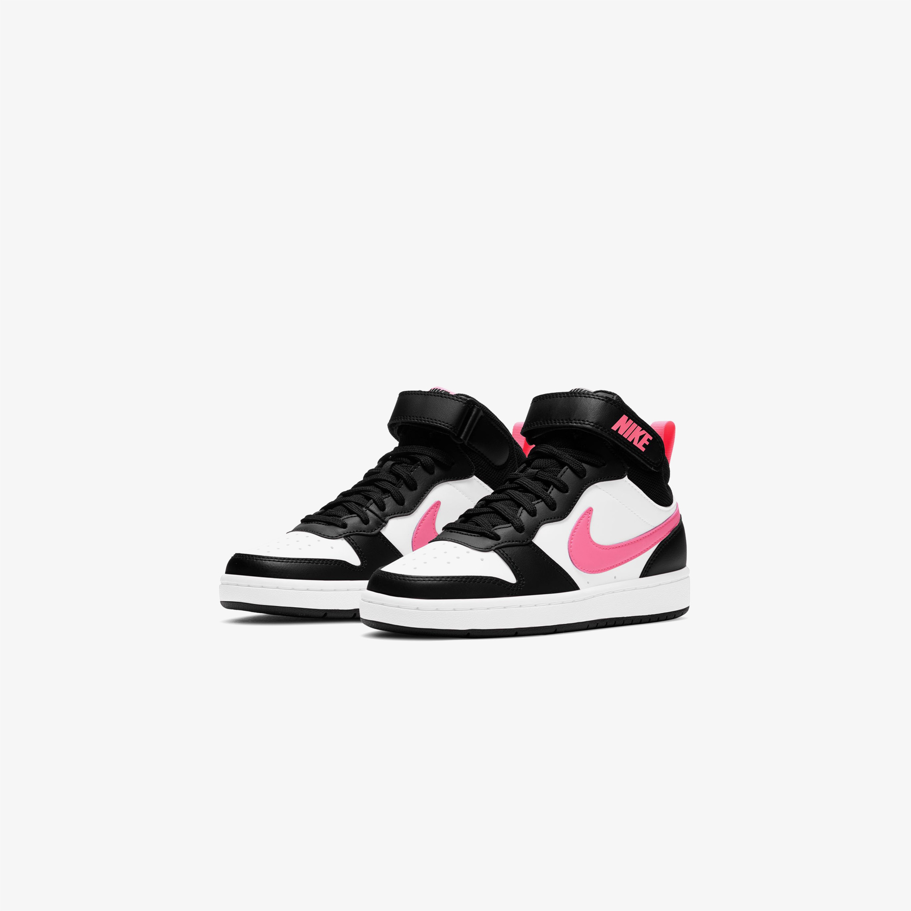 Nike Court Borough Mid Çocuk Siyah Sneaker