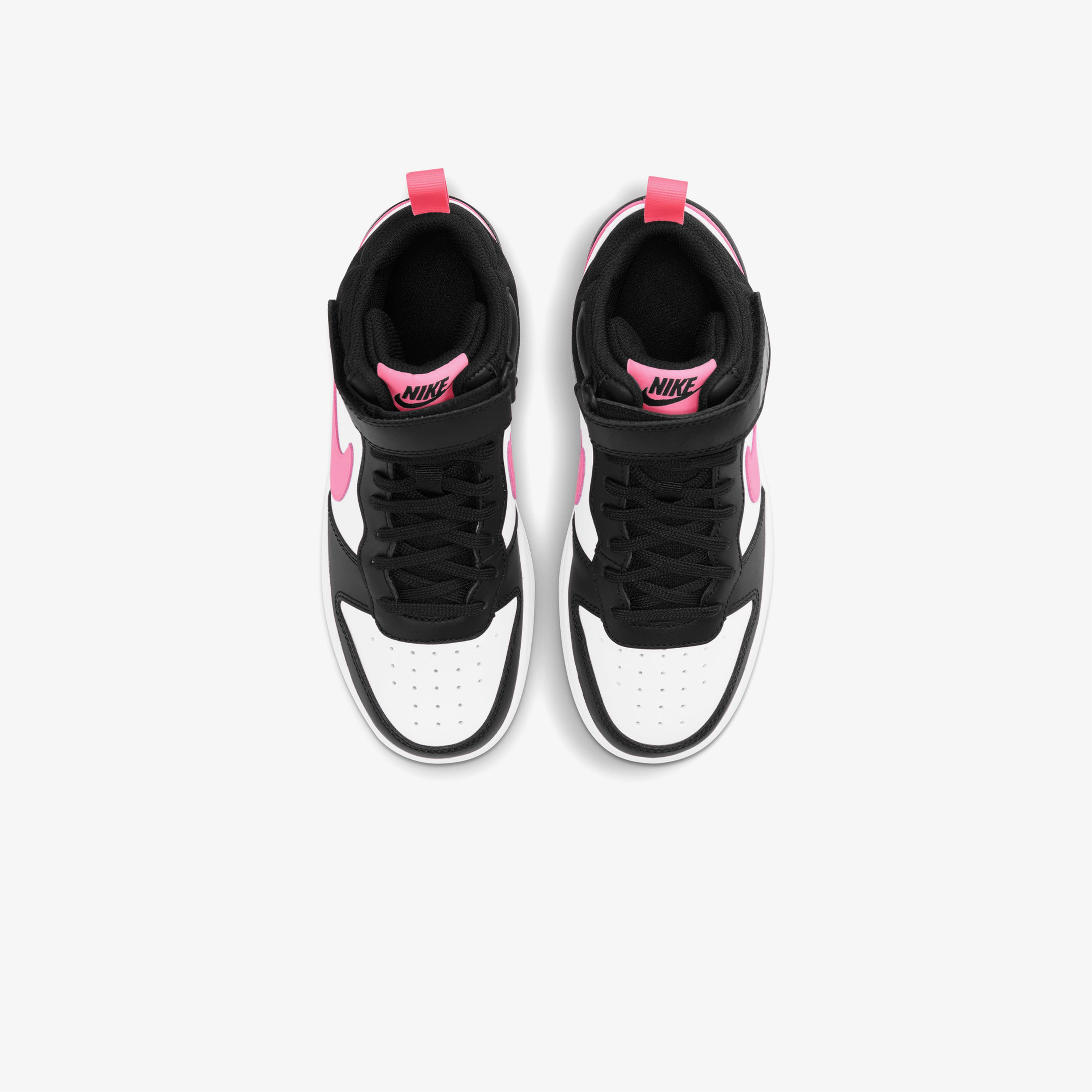 Nike Court Borough Mid Çocuk Siyah Sneaker