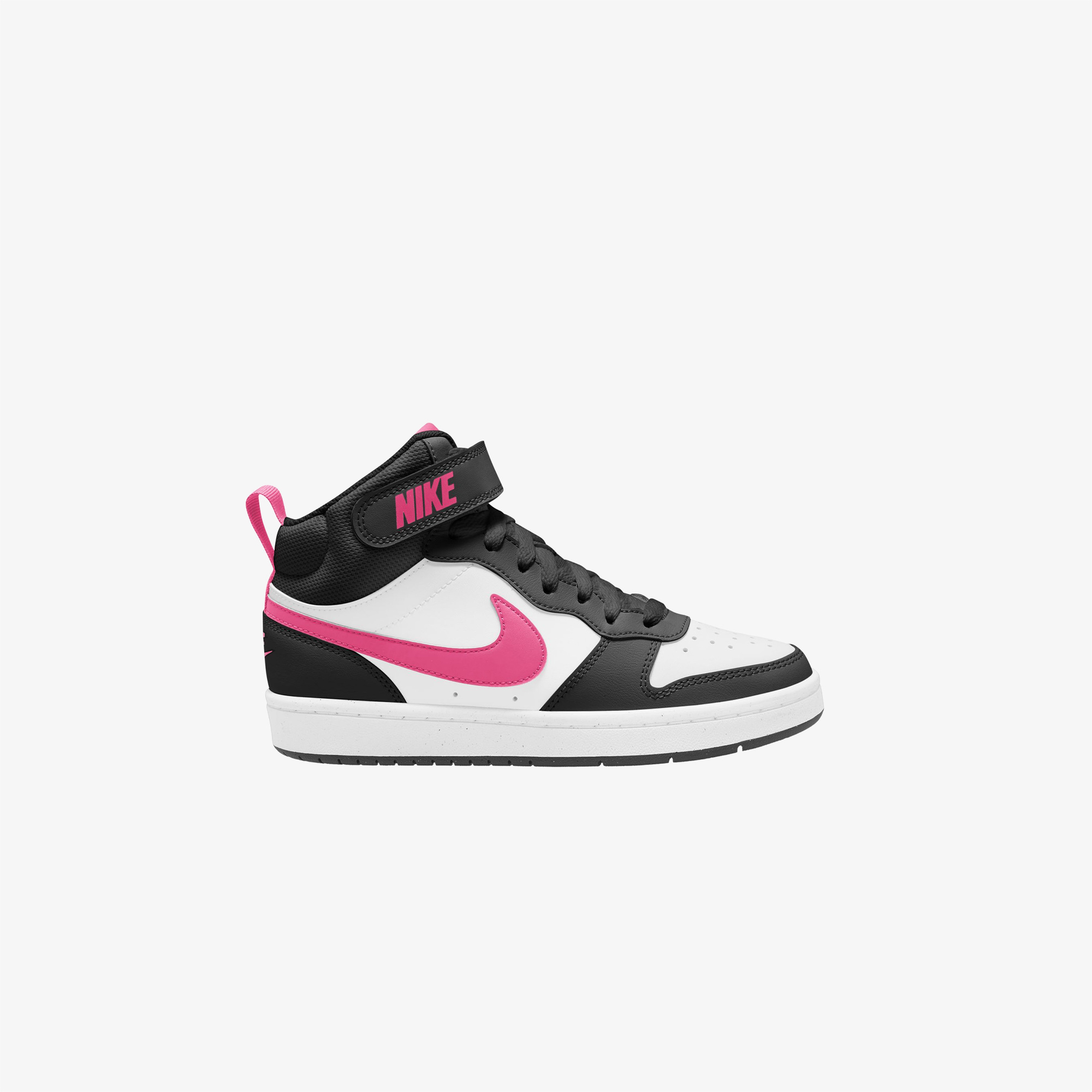 Nike Court Borough Mid Çocuk Siyah Sneaker