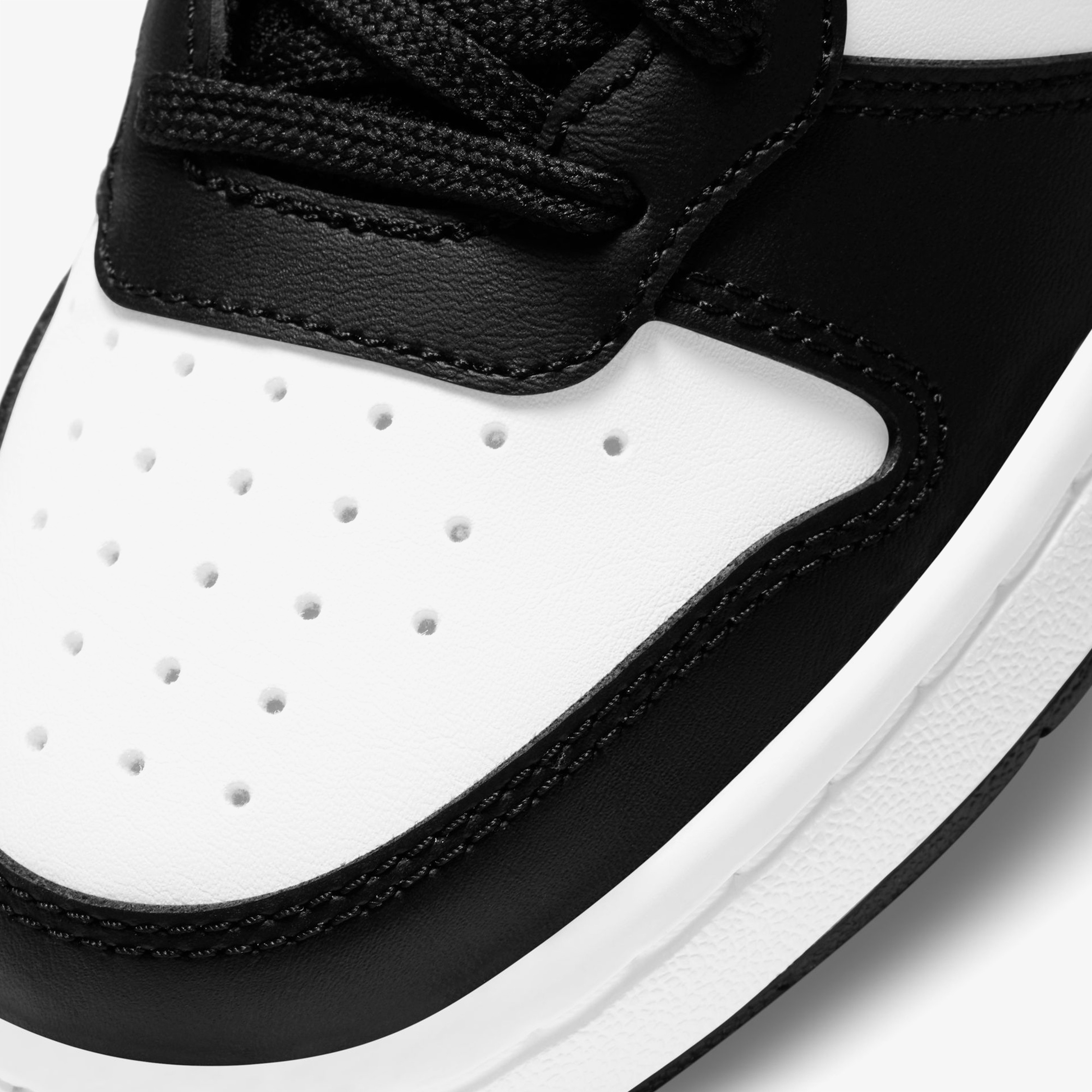 Nike Court Borough Mid Çocuk Siyah Sneaker