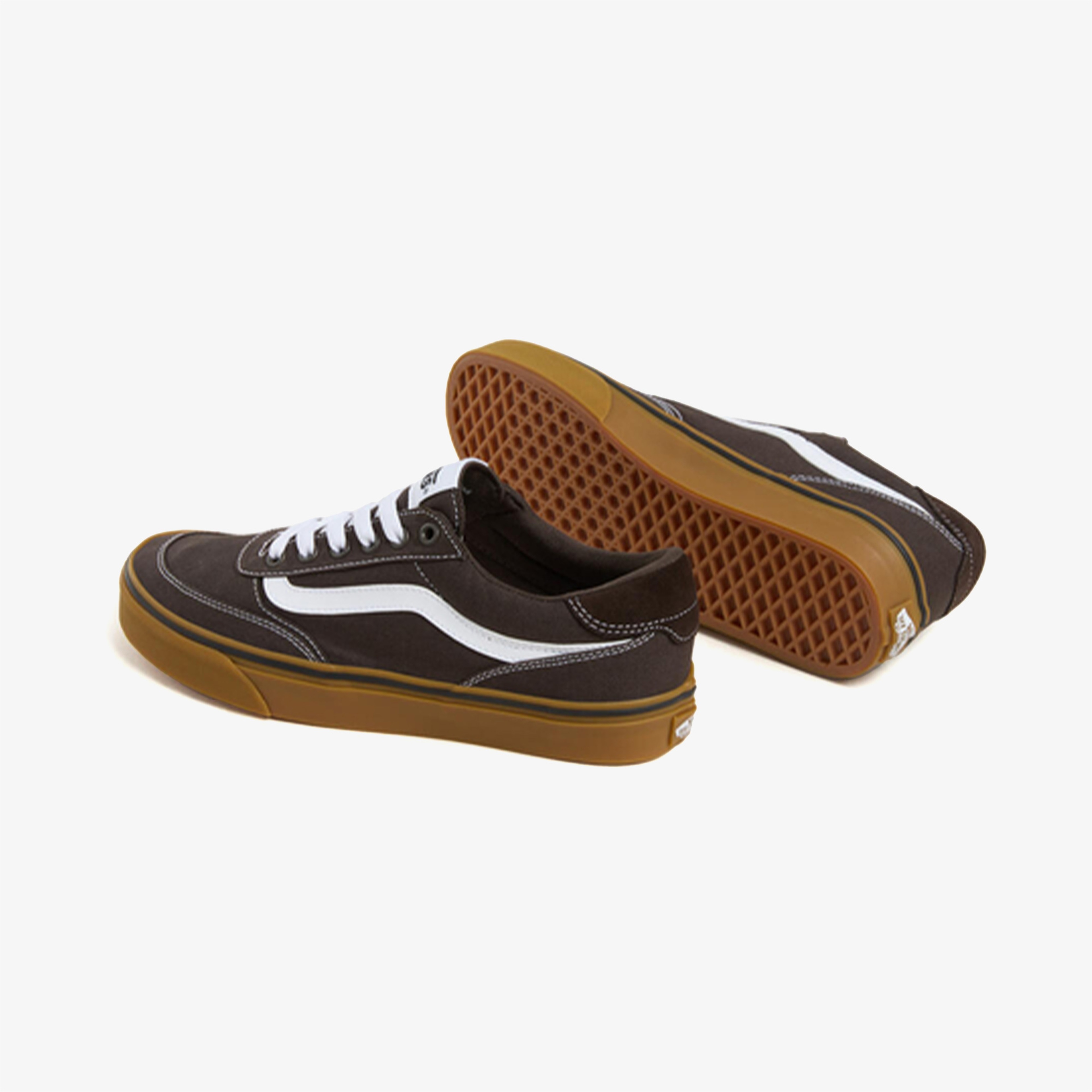 Vans Brooklyn Ls Erkek Kahverengi Sneaker
