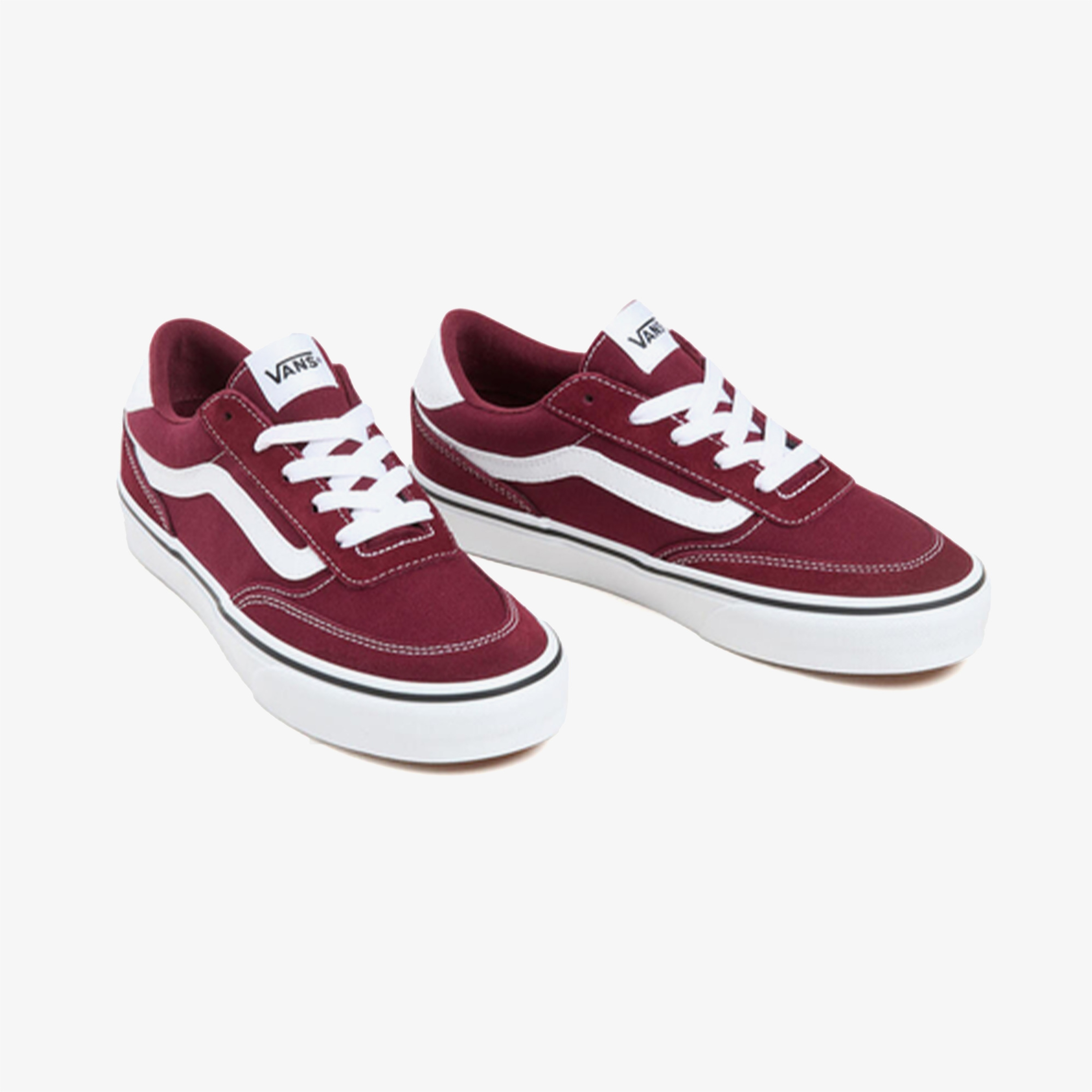 Vans Brooklyn Ls Kadın Bordo Sneaker