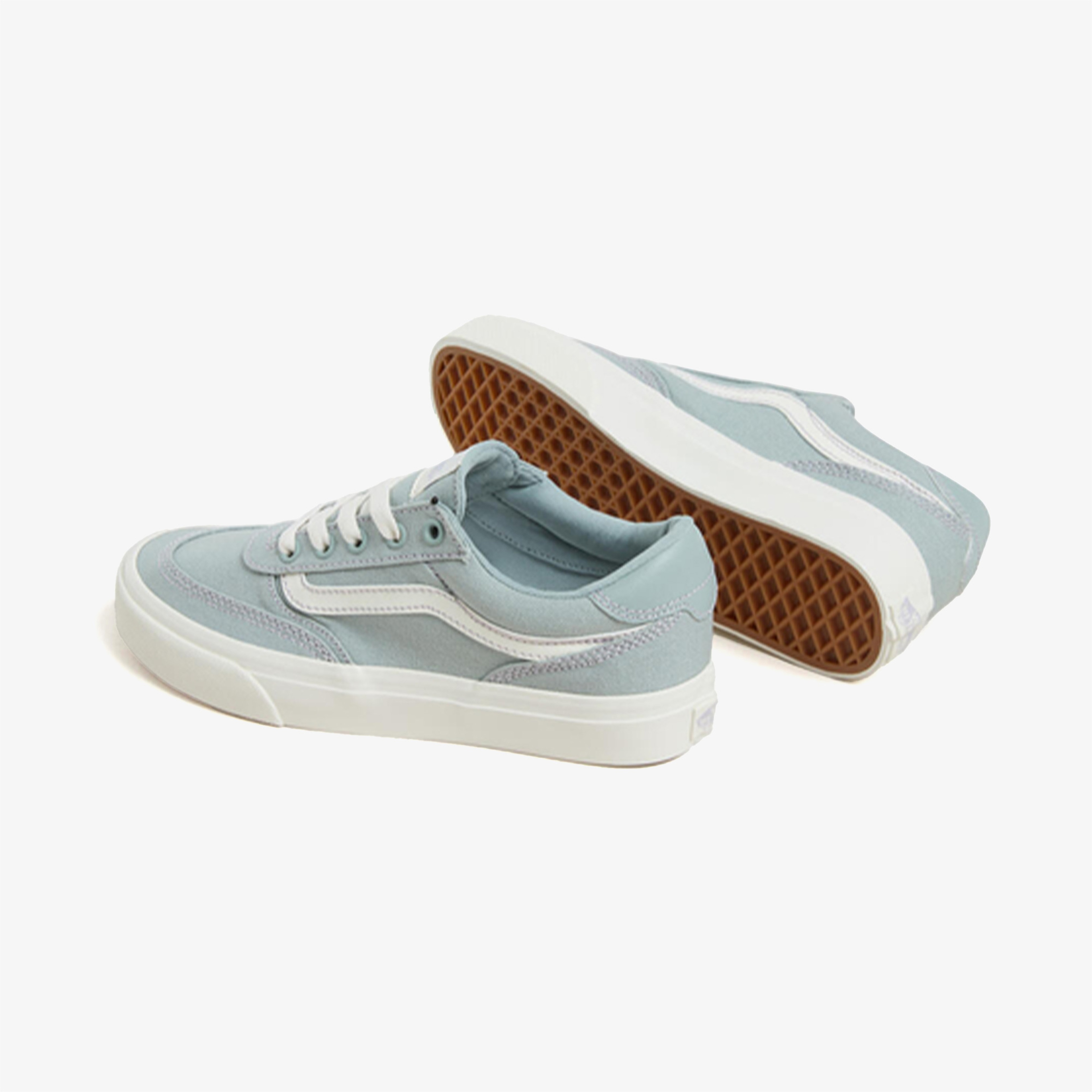Vans Brooklyn Ls Kadın Gri Sneaker