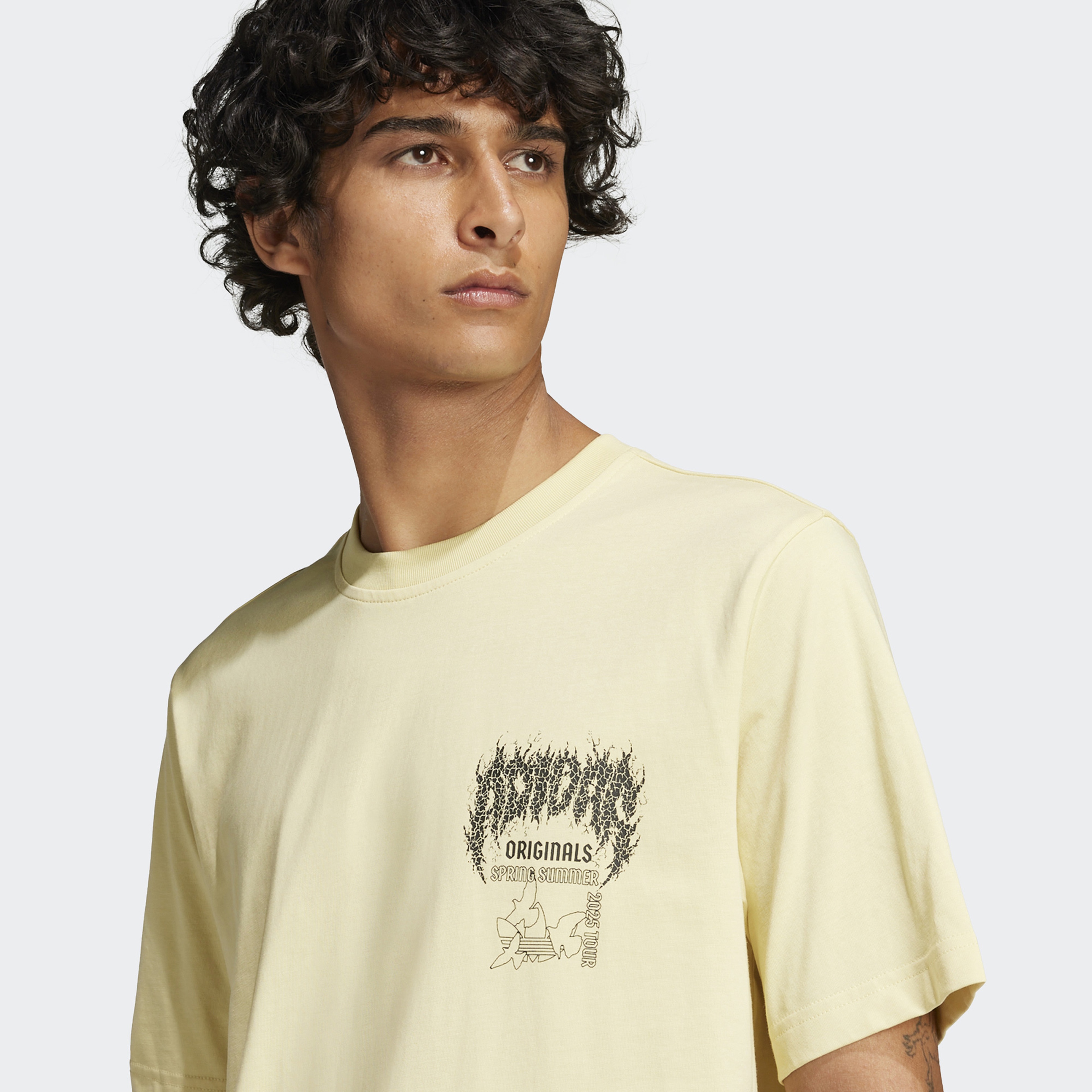 adidas Originals Q12 Ts Death Sarı Erkek T-Shirt