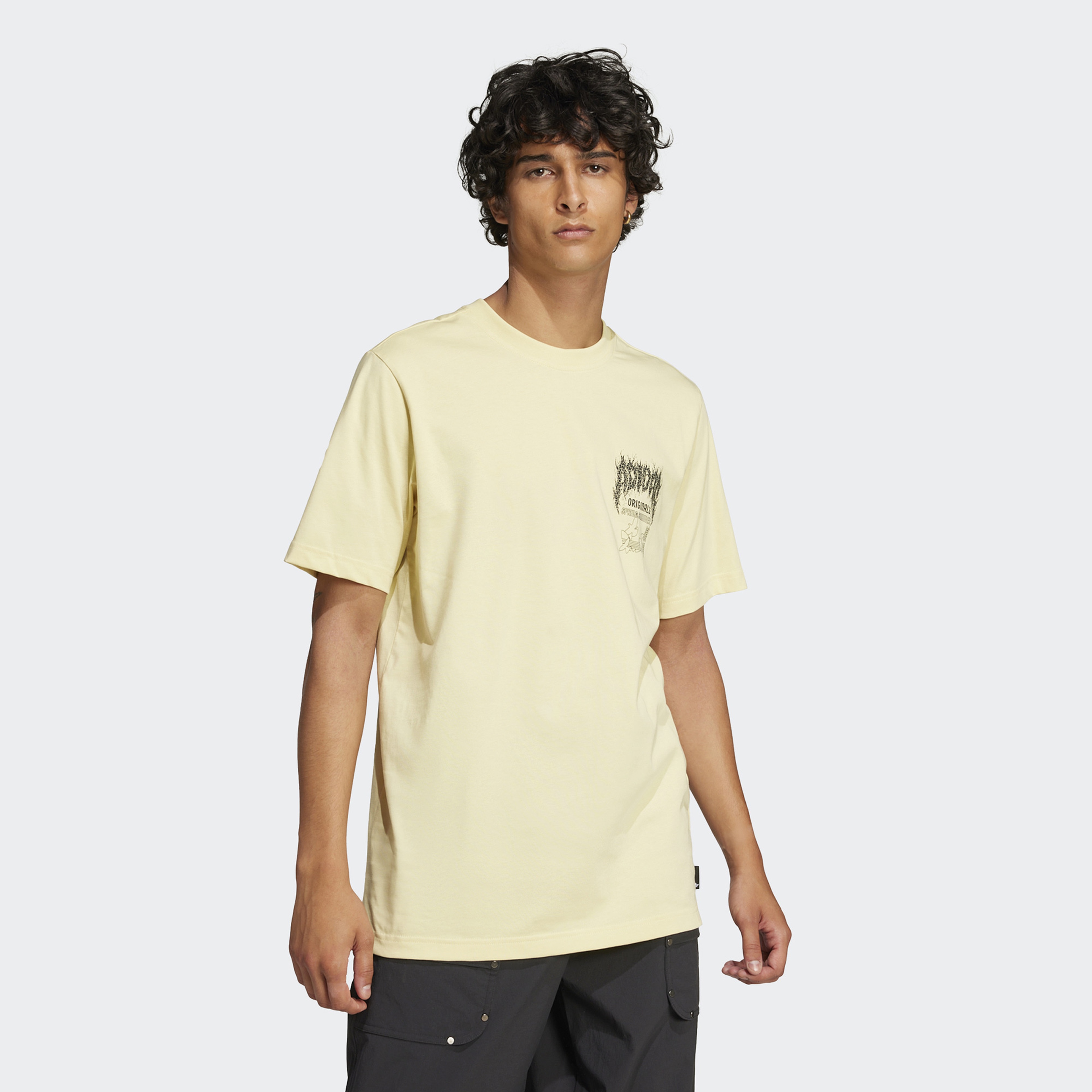 adidas Originals Q12 Ts Death Sarı Erkek T-Shirt