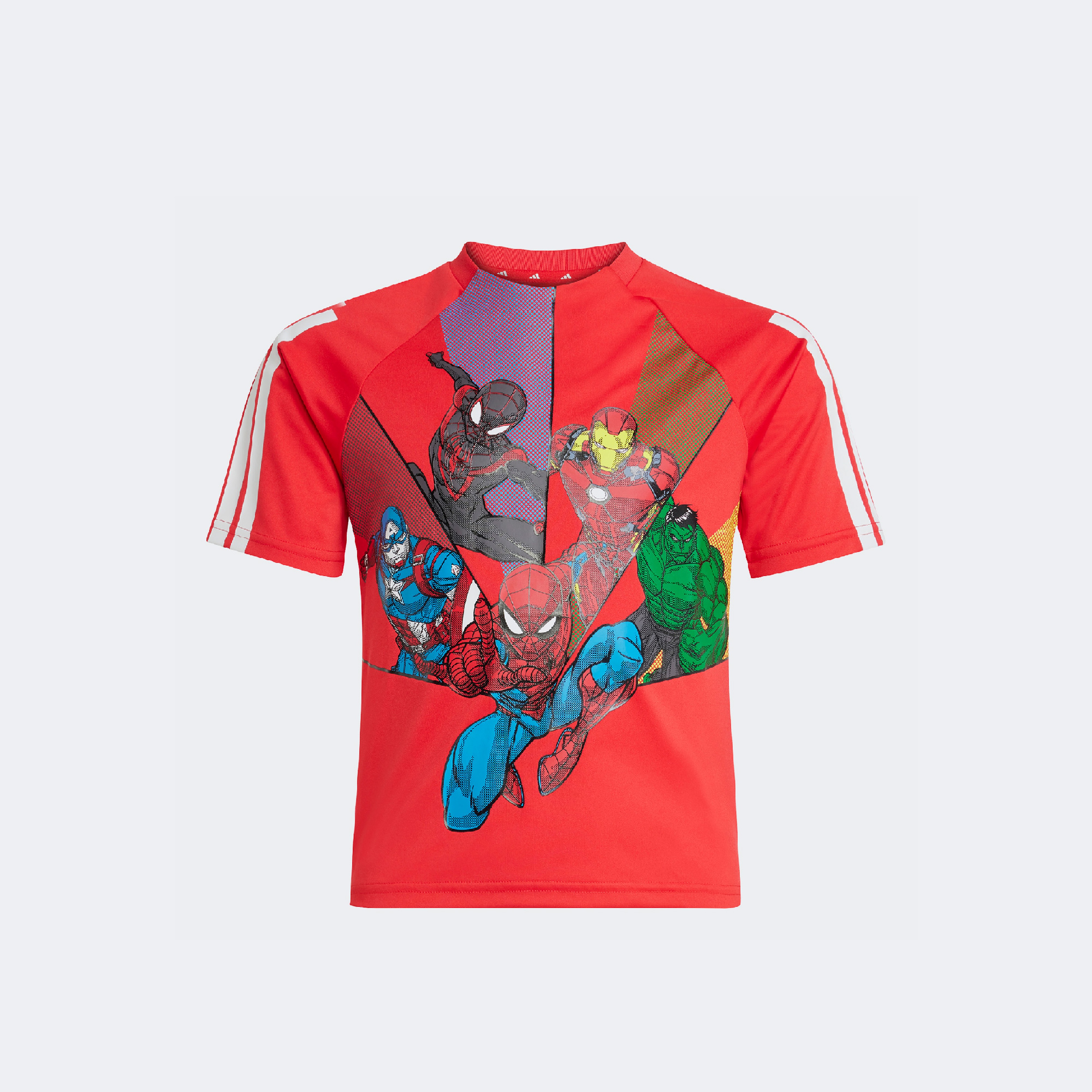 adidas X Marvel Spiderman Çocuk Kırmızı T-Shirt