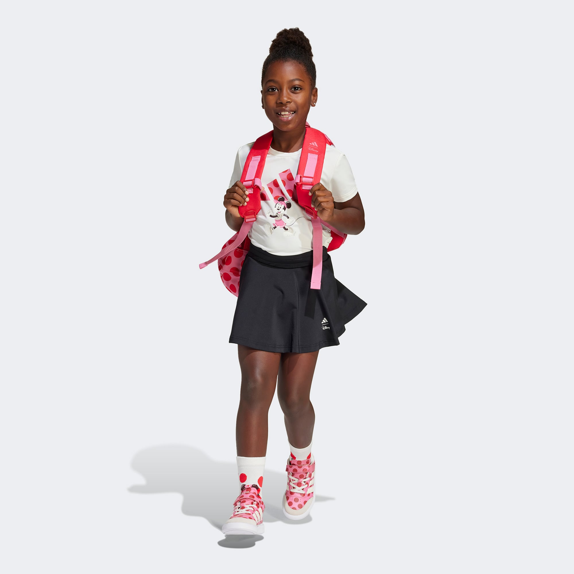 adidas Disney Minnie Mouse Çocuk Beyaz/Siyah Şort Takım