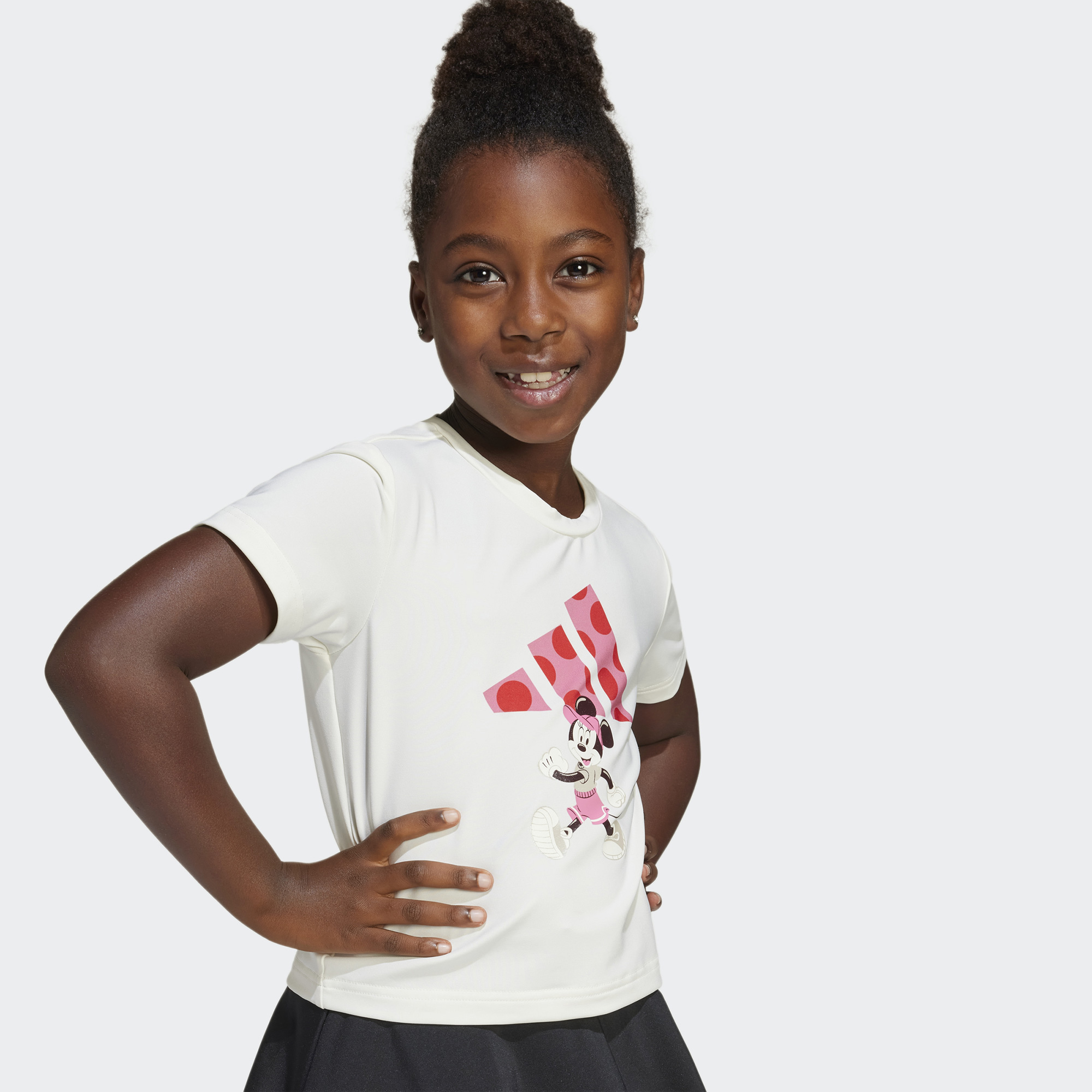 adidas Disney Minnie Mouse Çocuk Beyaz/Siyah Şort Takım
