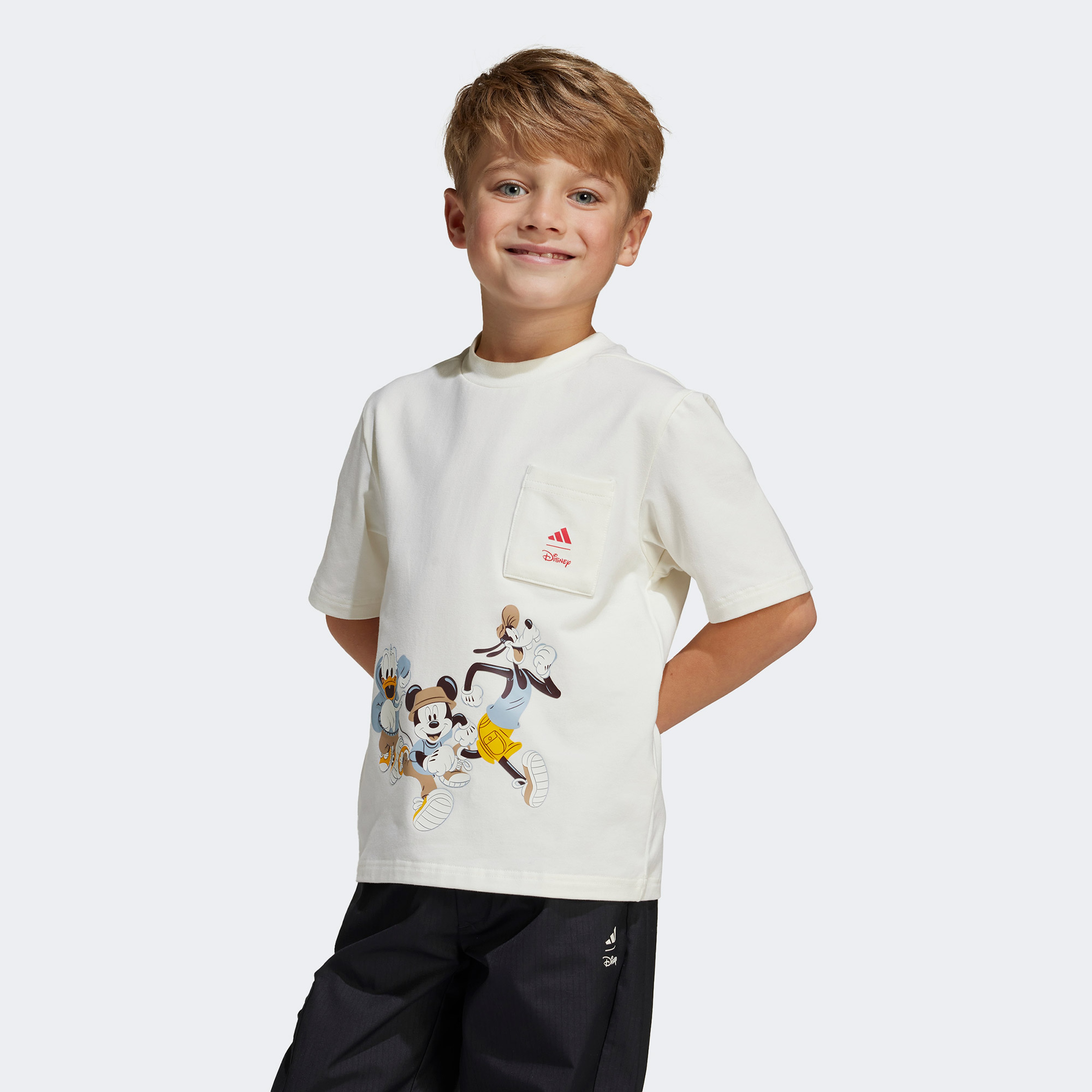 miki adidas X Disney Mickey Mouse Çocuk Beyaz T-Shirt6-7 YaşJF3642