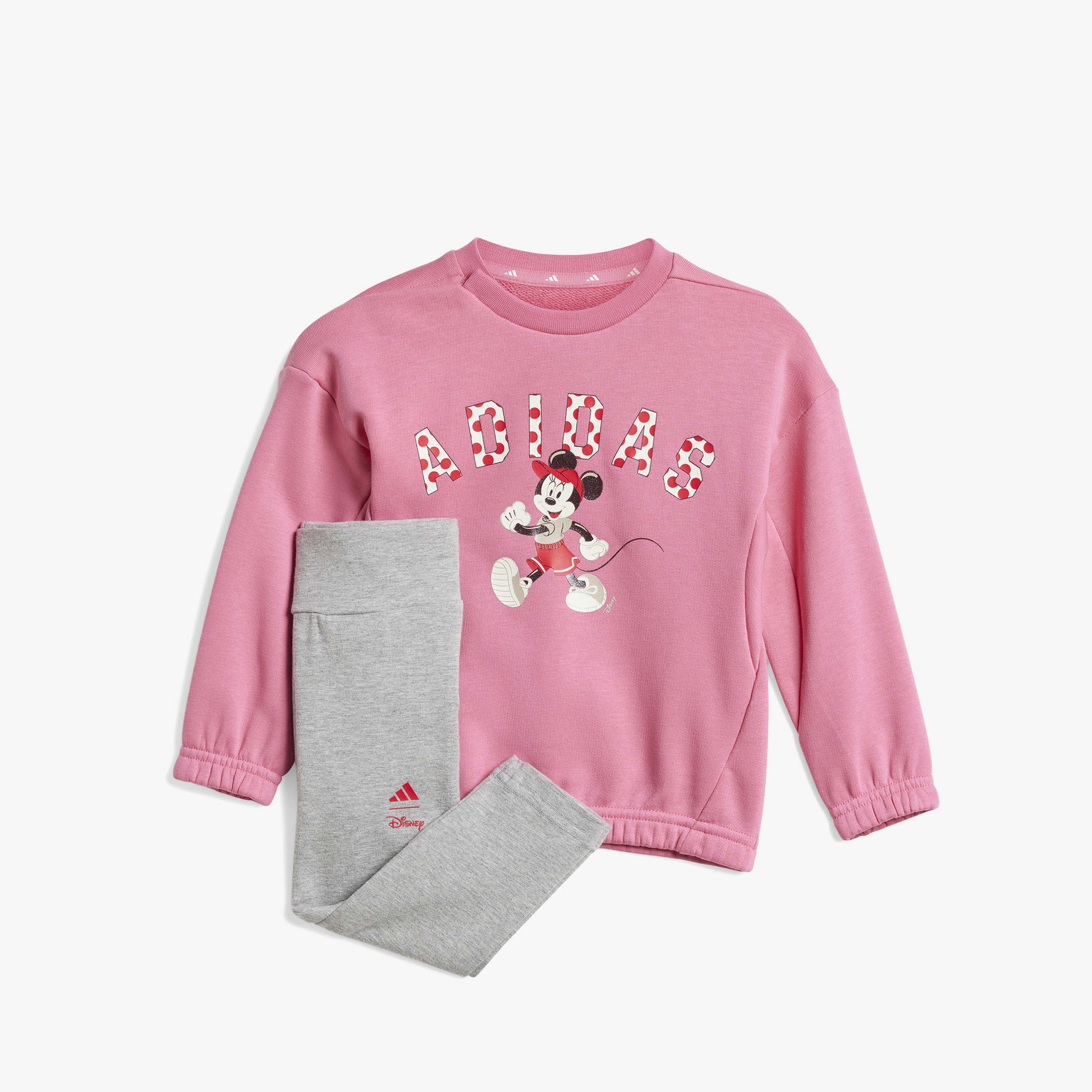 adidas Disney Minnie Mouse Bebek Gri/Pembe Eşofman Takımı