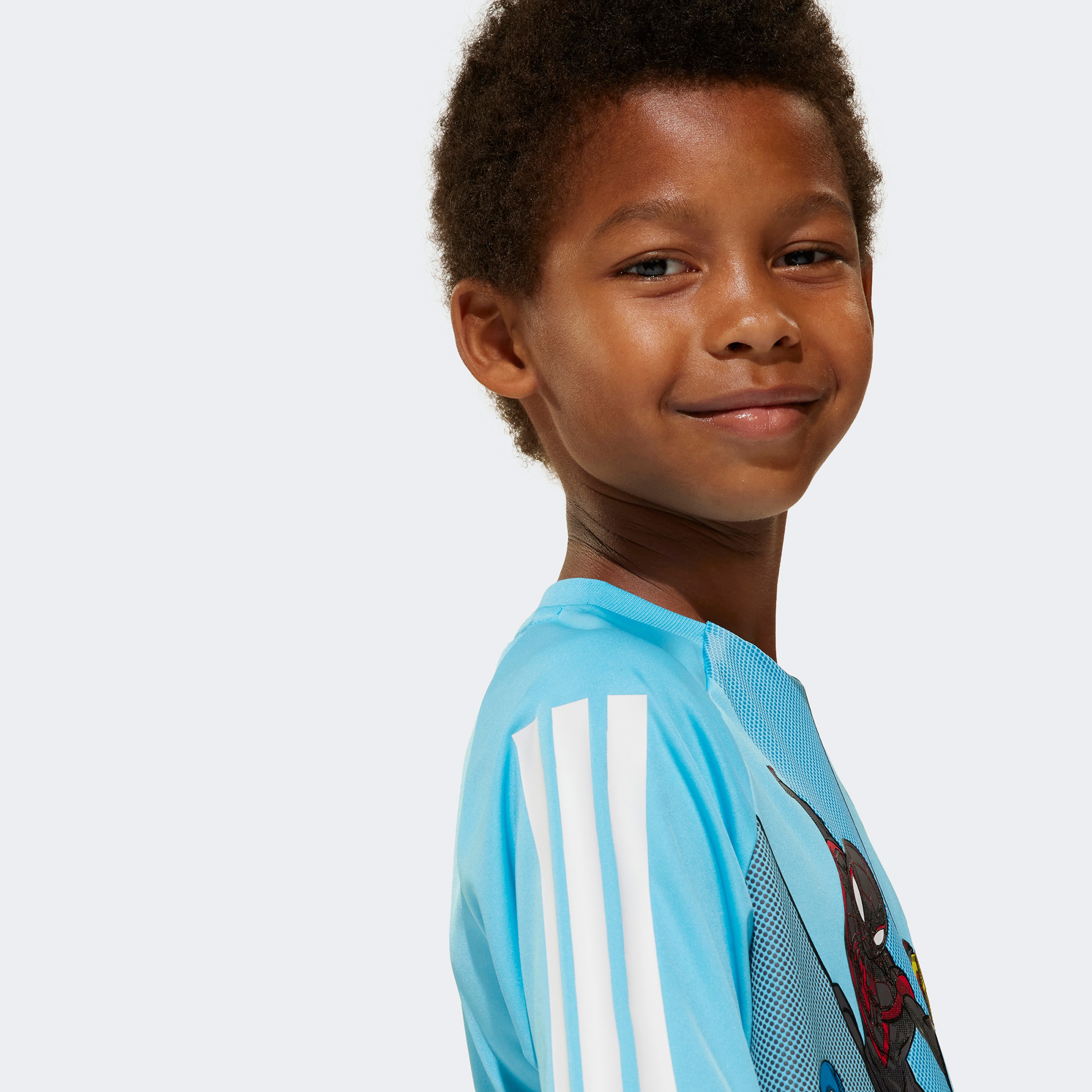 adidas X Marvel Avengers Çocuk Mavi T-Shirt