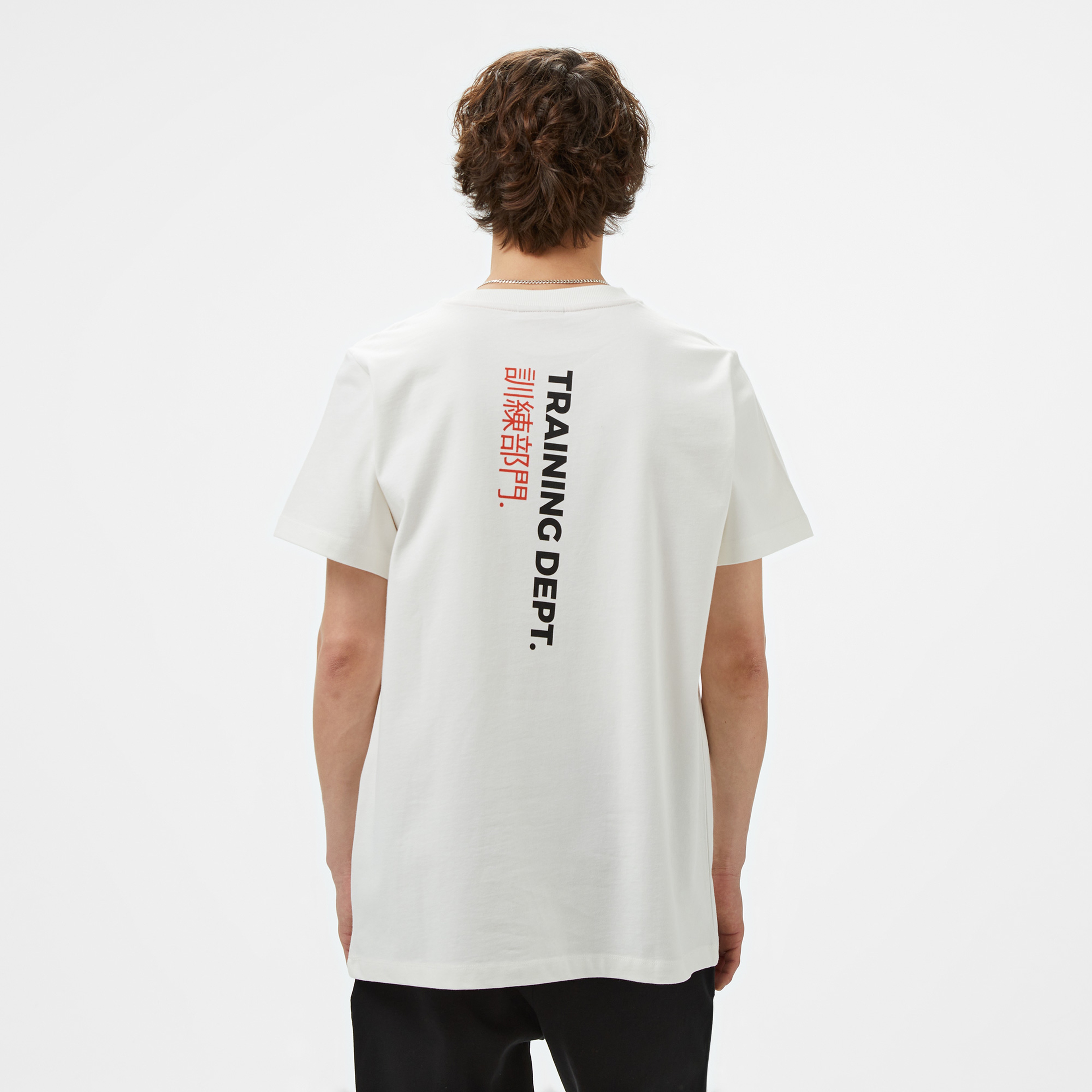 UNITED4 Sport Erkek Beyaz T-Shirt