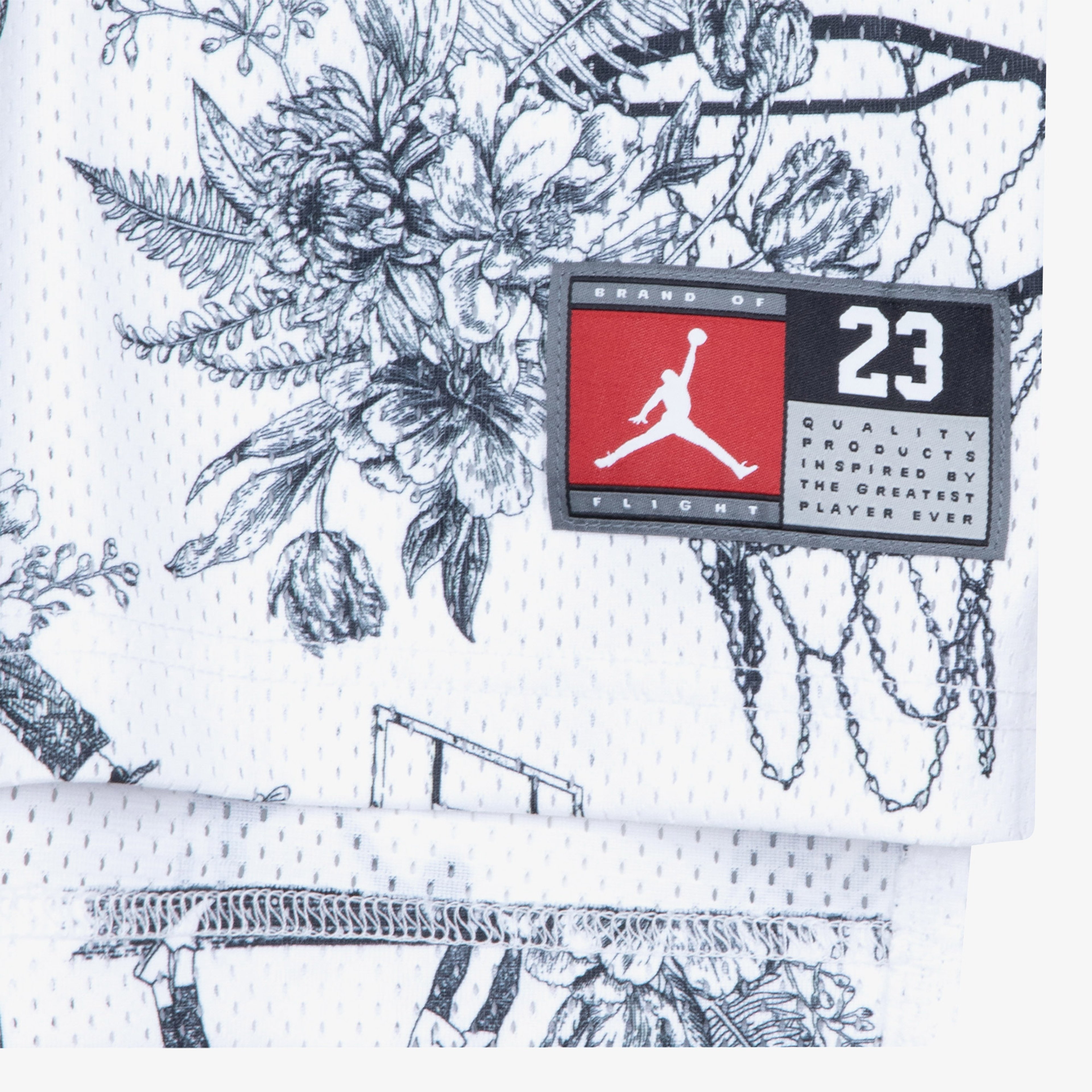 Nike Jordan 23 Printed Çocuk Beyaz Basketbol Forması