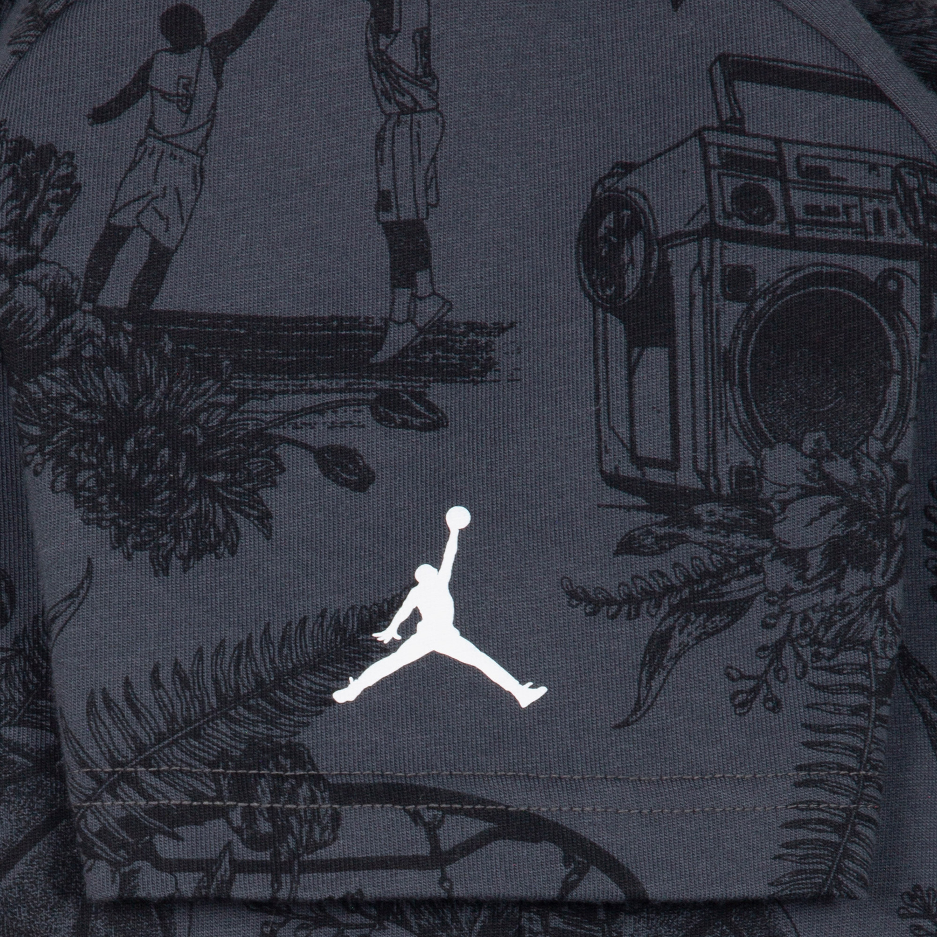 Jordan Çocuk Gri T-Shirt