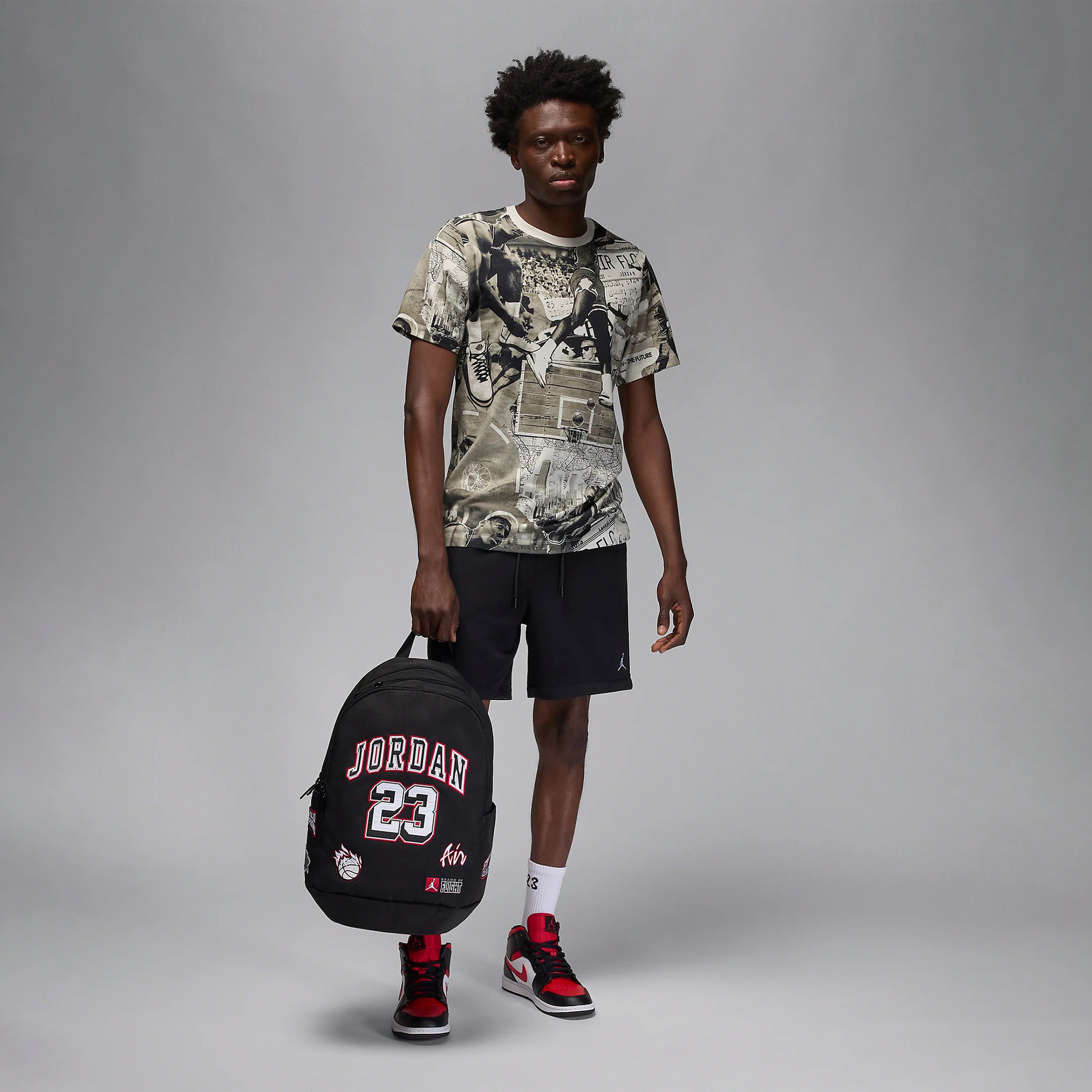 Jordan Patch 27L Çocuk Siyah Sırt Çantası