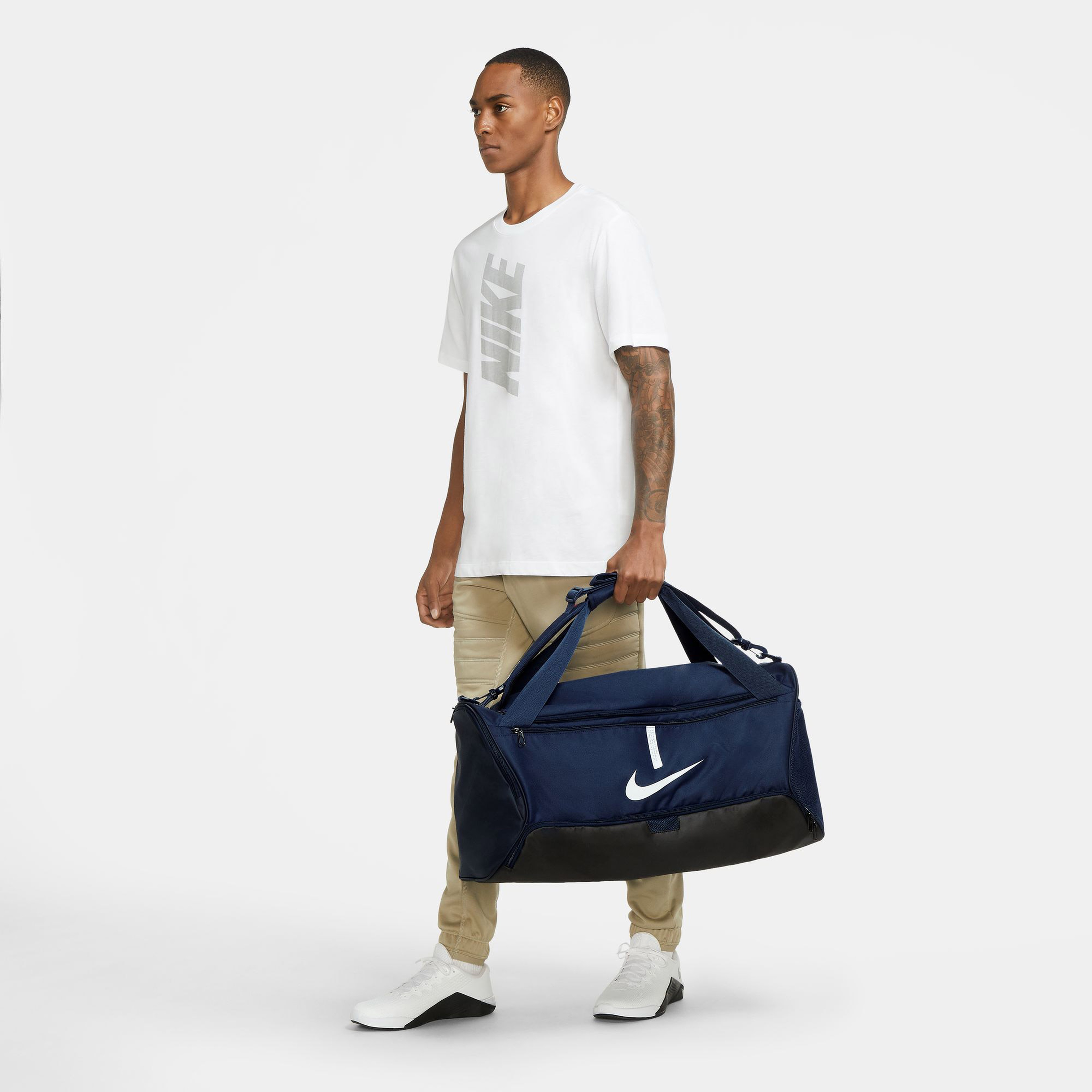 Nike Academy Team Duffel 60L Erkek Siyah Spor Çantası
