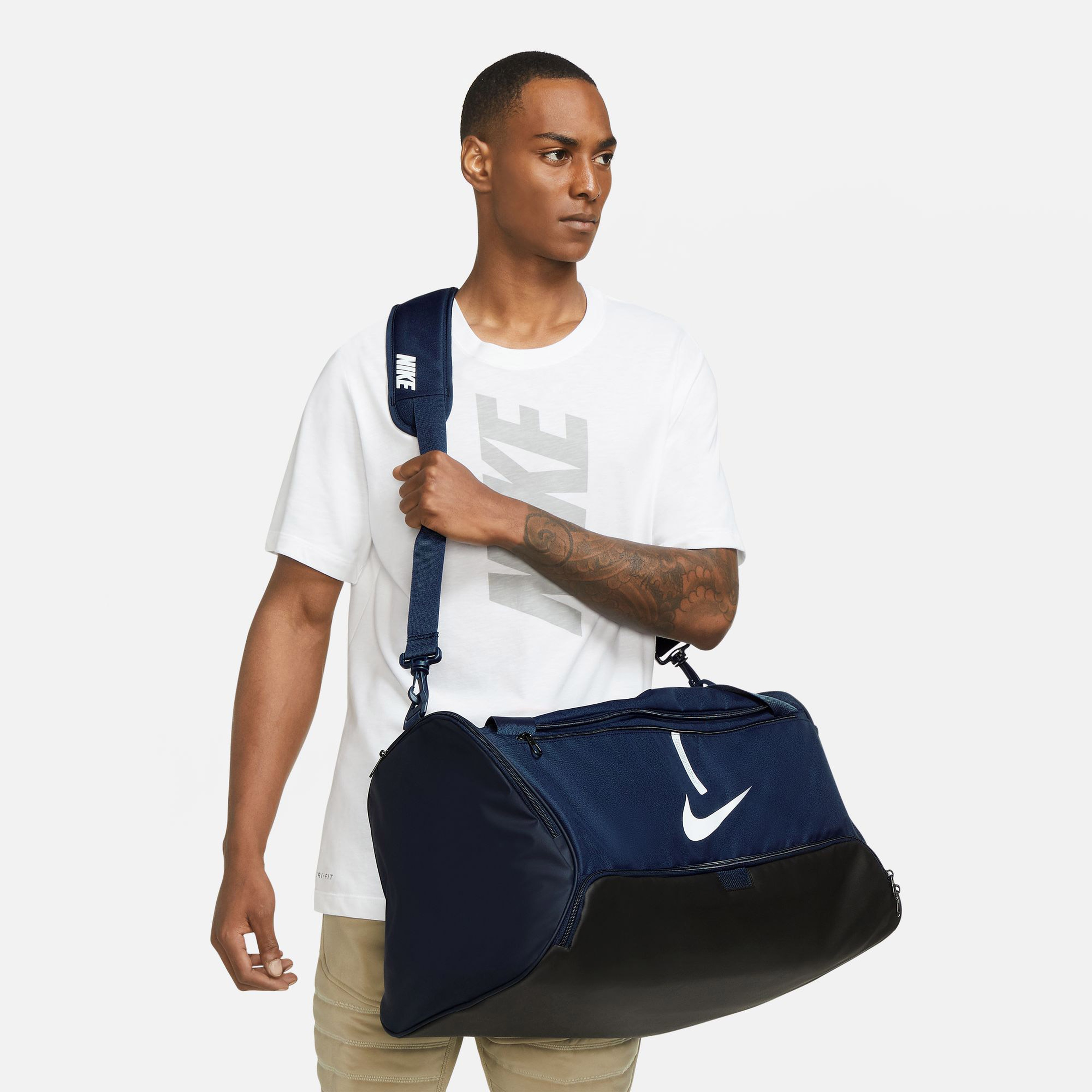 Nike Academy Team Duffel 60L Erkek Siyah Spor Çantası