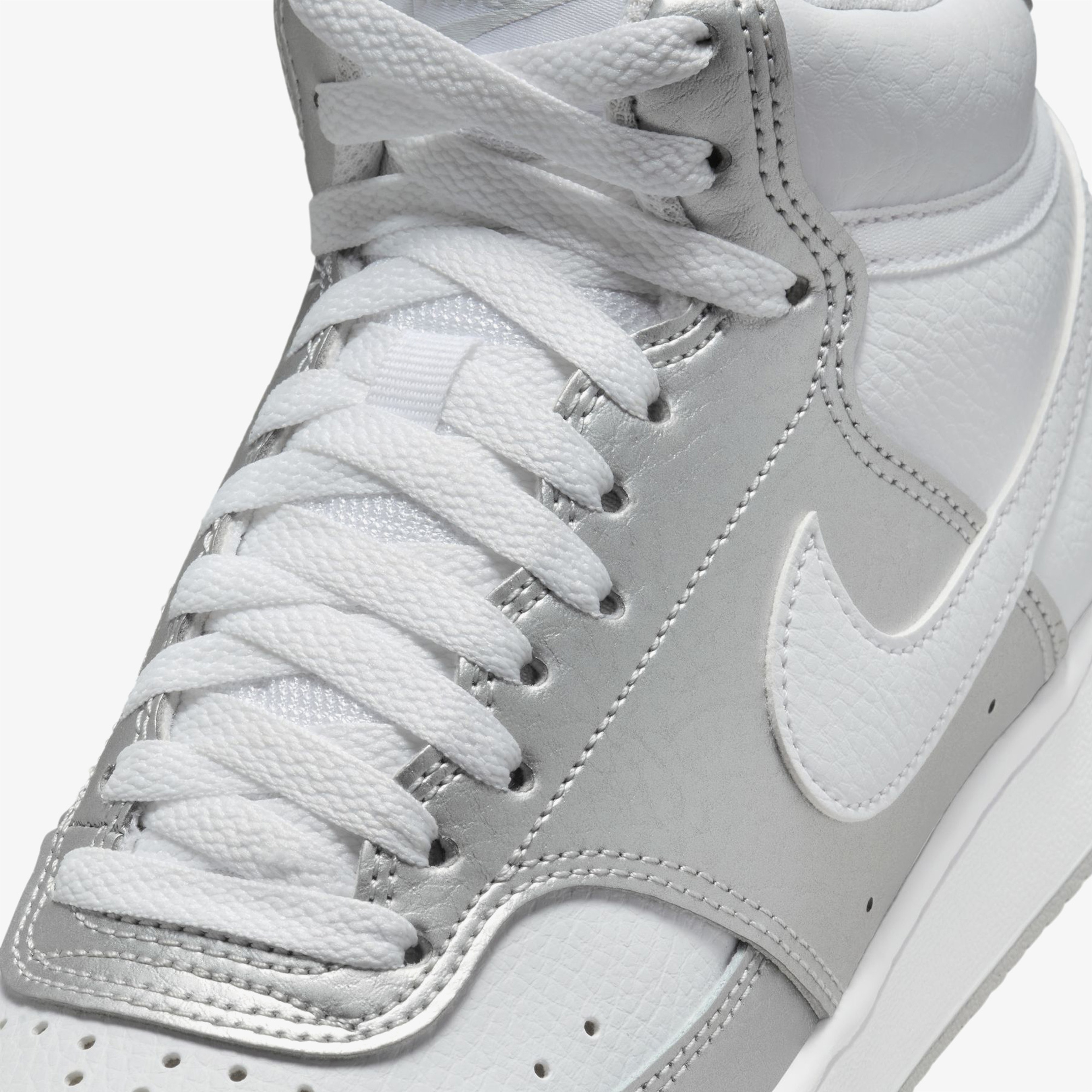Nike Court Vision Mid Kadın Gri Günlük Sneaker