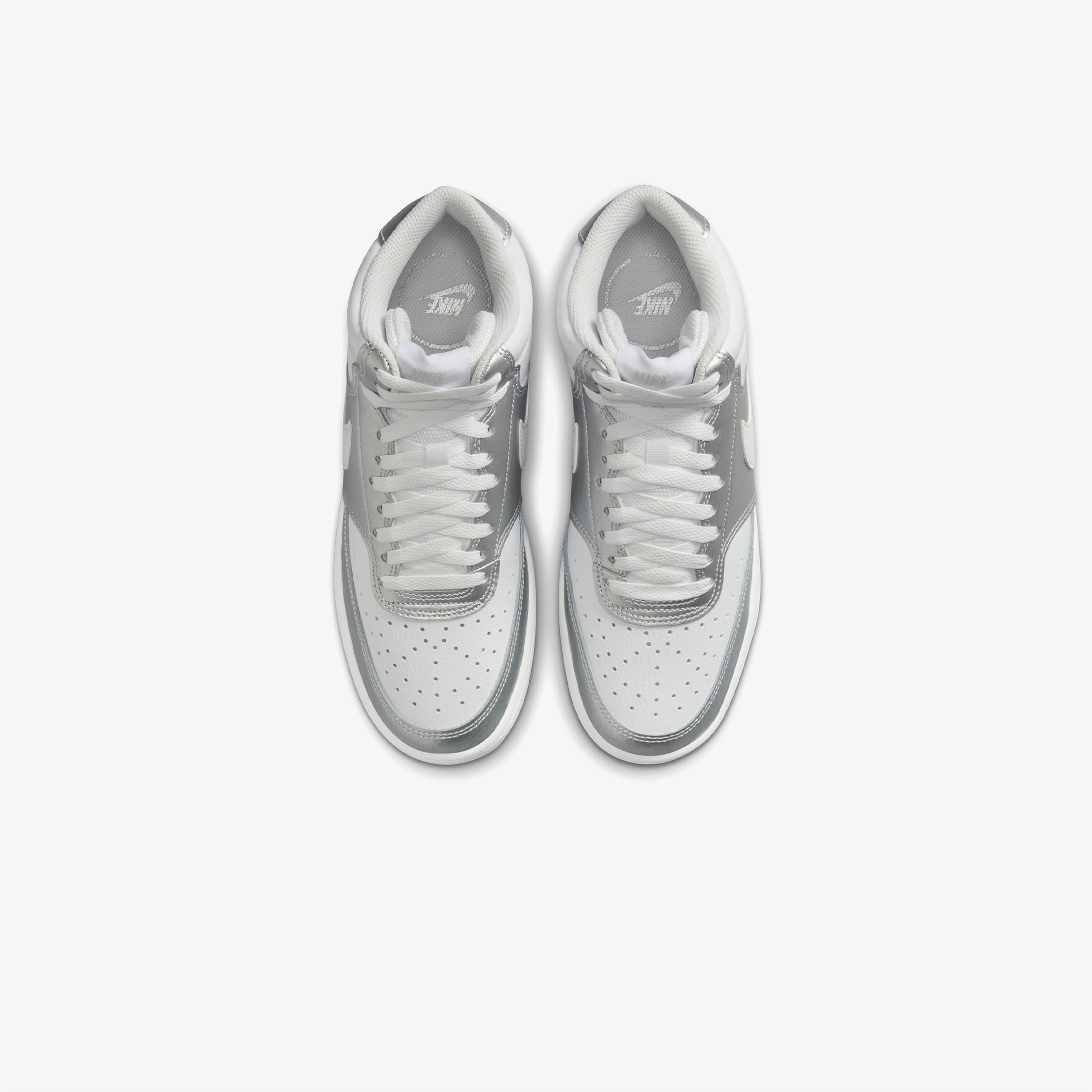 Nike Court Vision Mid Kadın Gri Günlük Sneaker