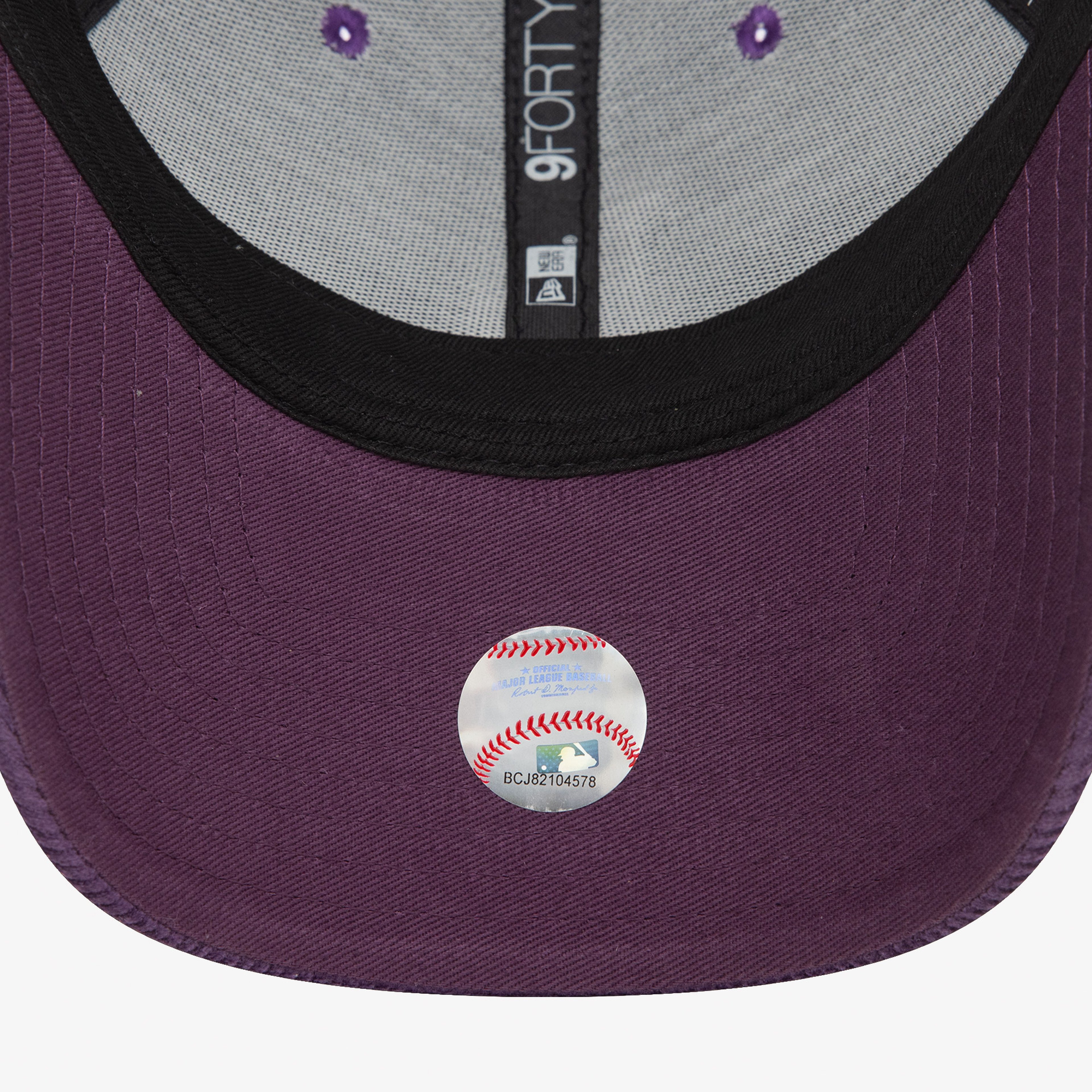 New Era LA Dodgers Metallic Outline 9Forty Unisex Mor Şapka