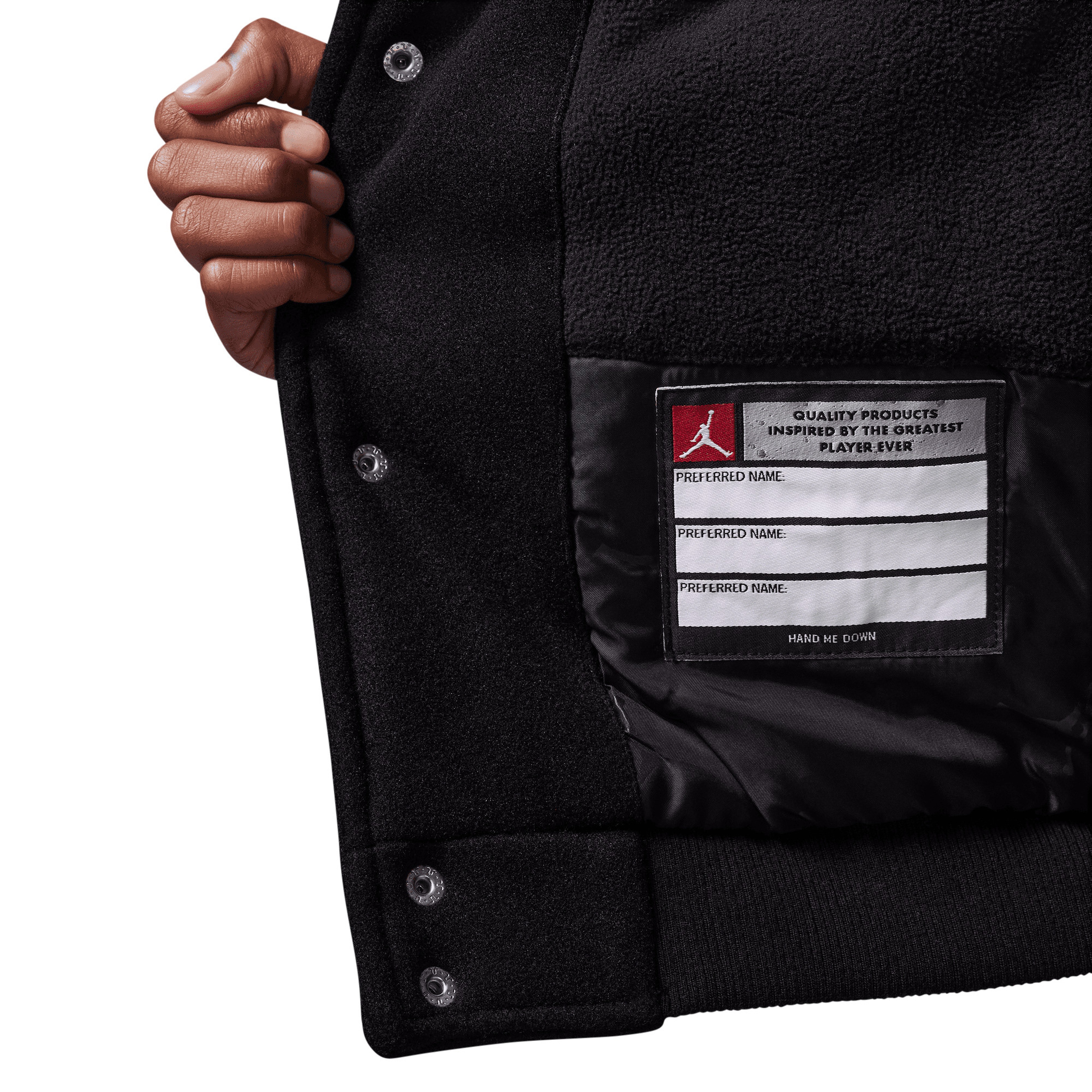 Jordan Varsity Çocuk Siyah Günlük Ceket