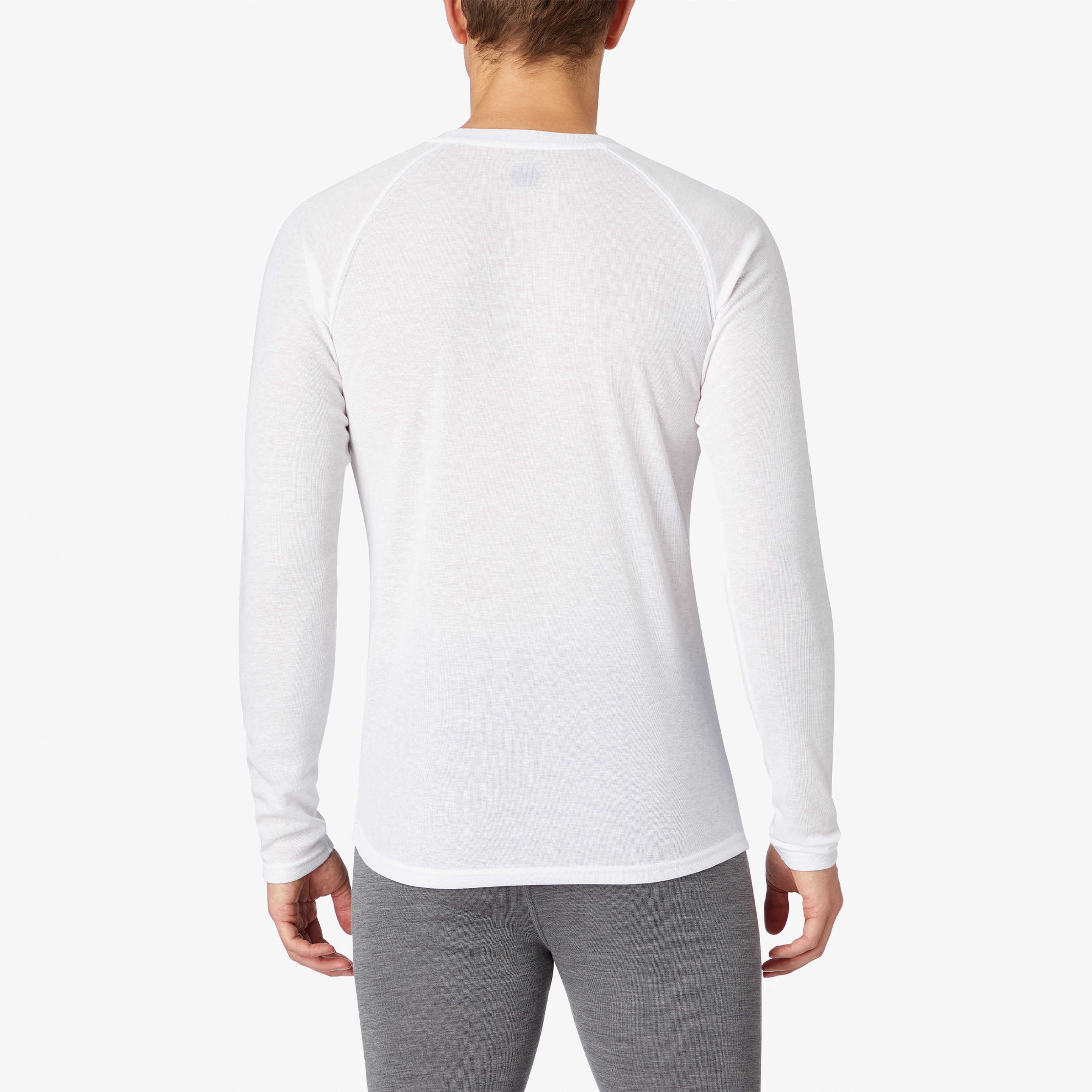 Mc Kinley Waldo II Termal Beyaz Siyah Uzun Kollu T-Shirt