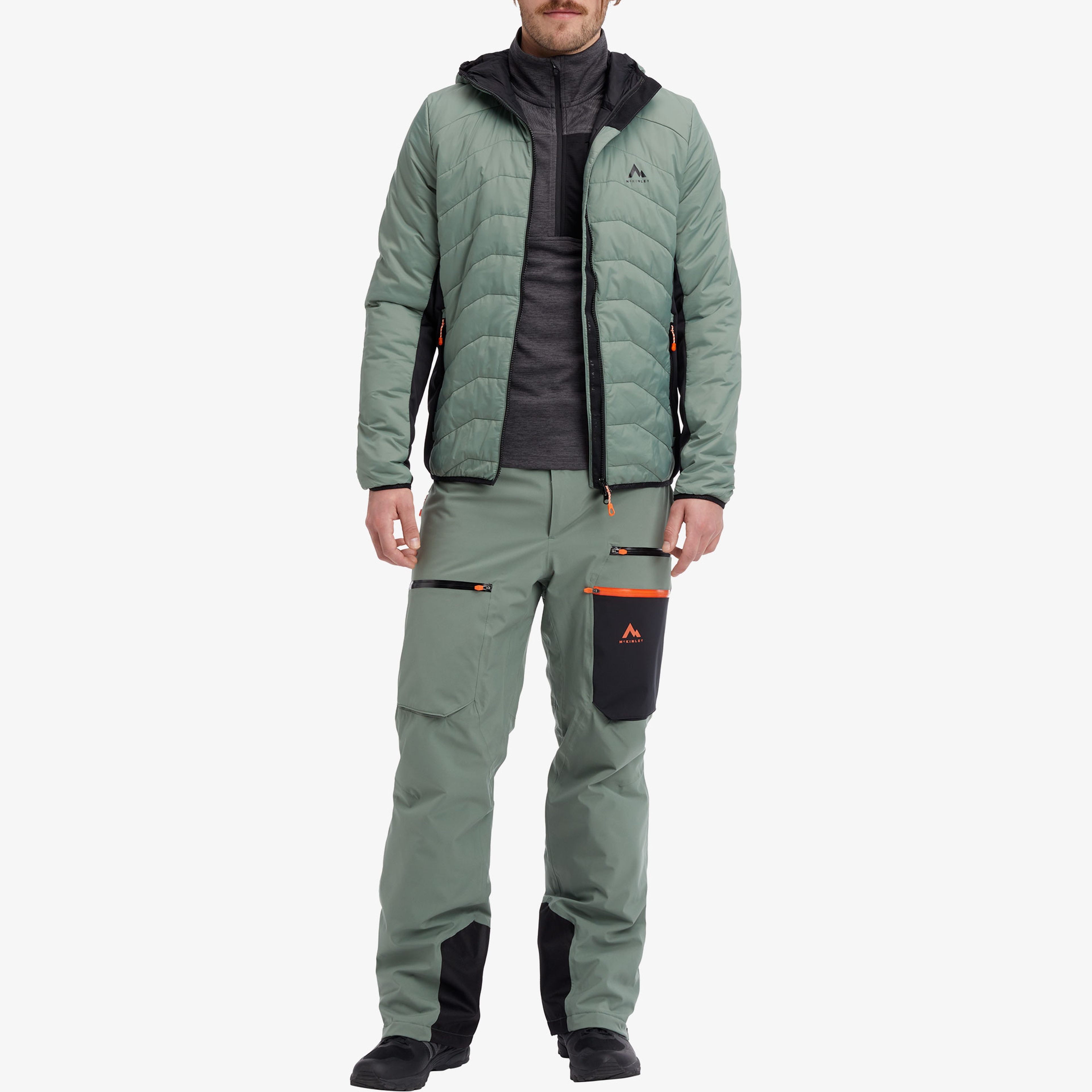 Mc Kinley Savanna Fleece Hyb Erkek Yeşil Outdoor Mont