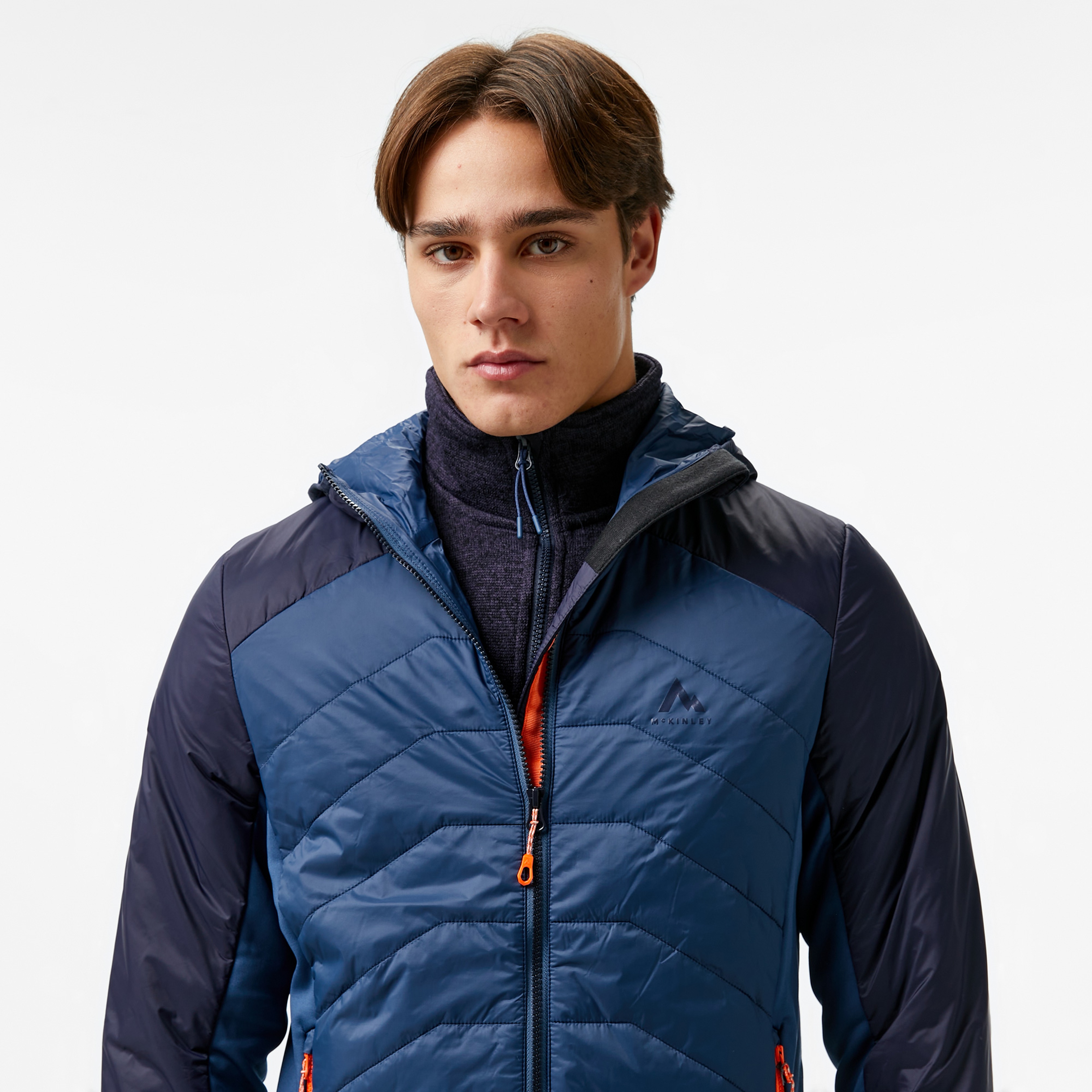 Mc Kinley Savanna Fleece Hyb Erkek Lacivert Outdoor Mont