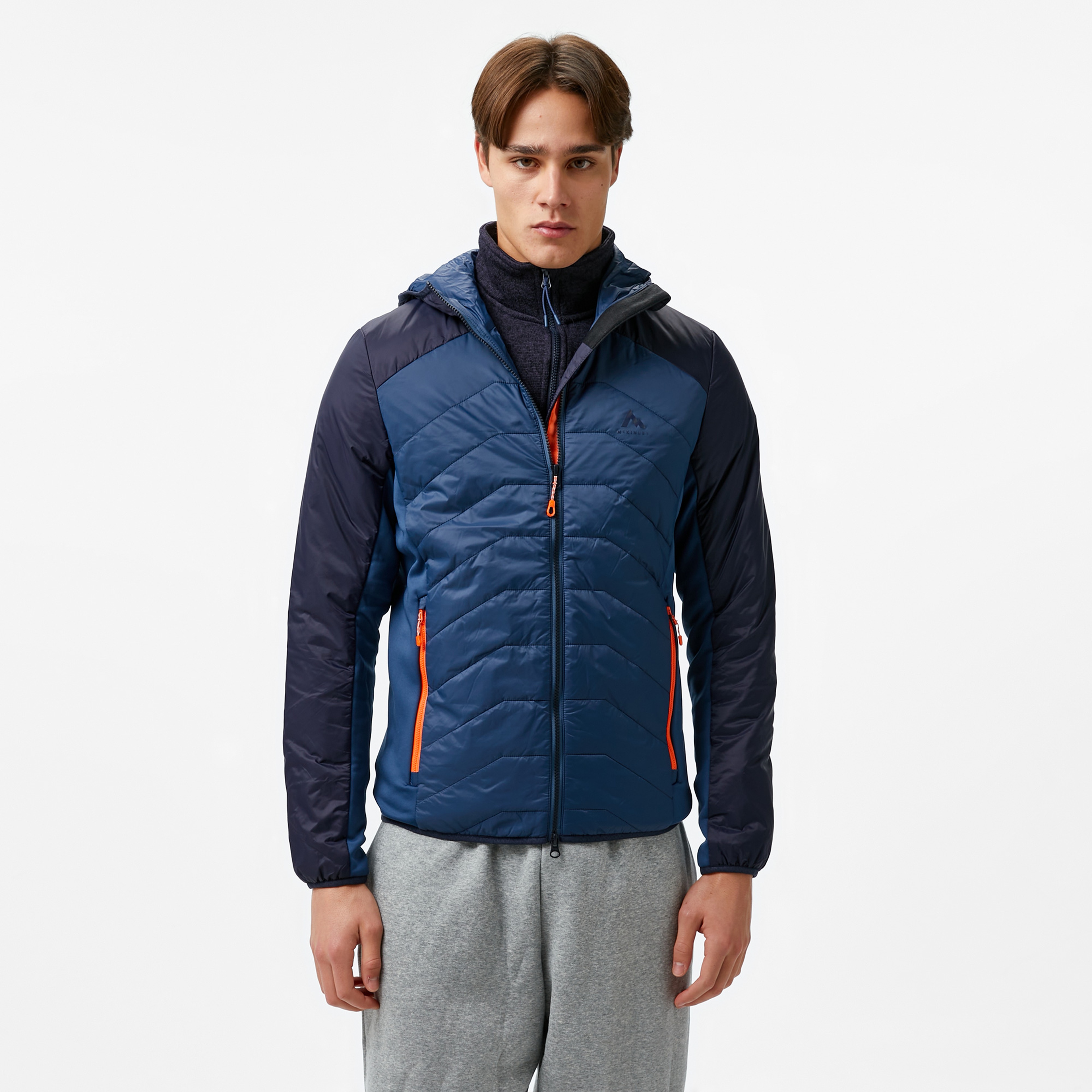 Mc Kinley Savanna Fleece Hyb Erkek Lacivert Outdoor Mont